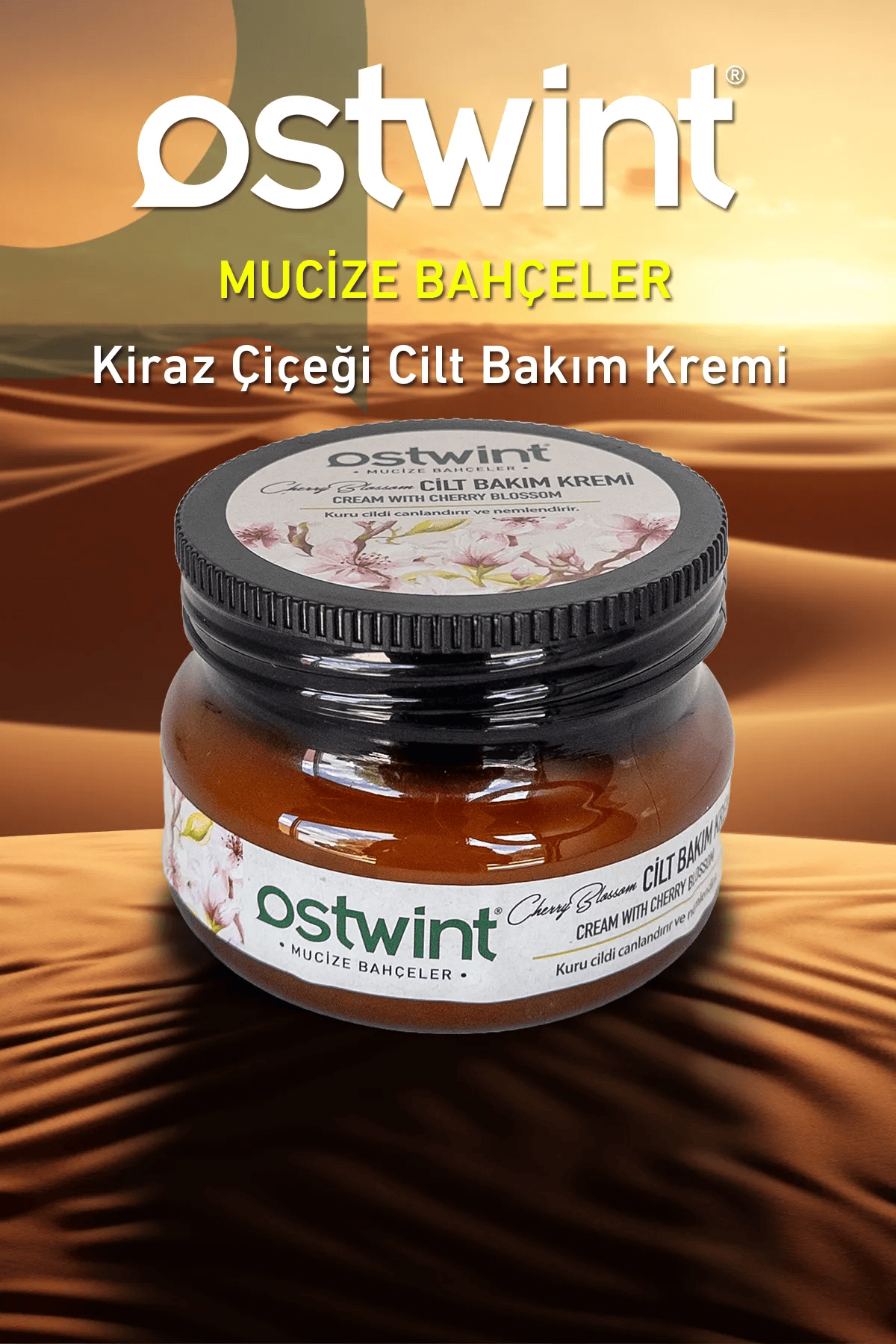 Ostwint Mucize Bahçeler Kiraz Çiçeği Cilt Bakım Kremi 300 ml