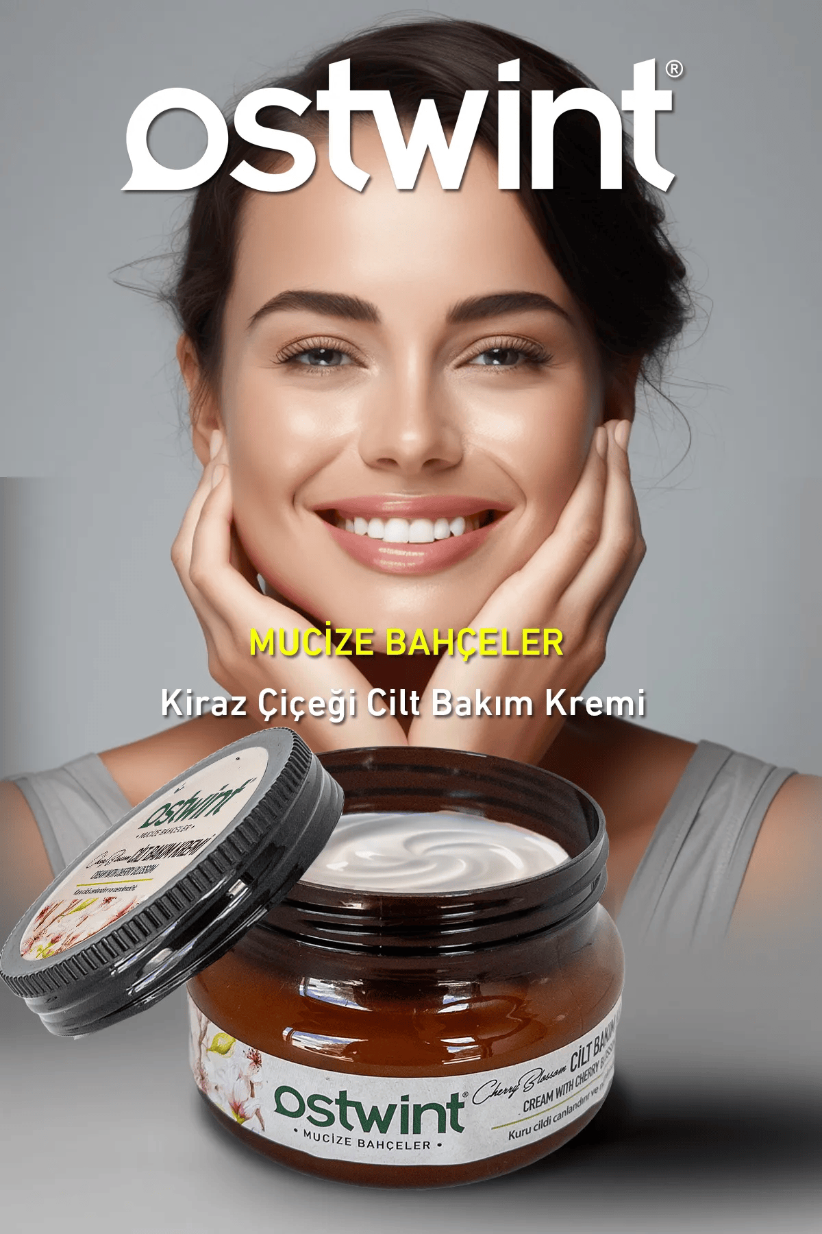 Ostwint Mucize Bahçeler Kiraz Çiçeği Cilt Bakım Kremi 300 ml