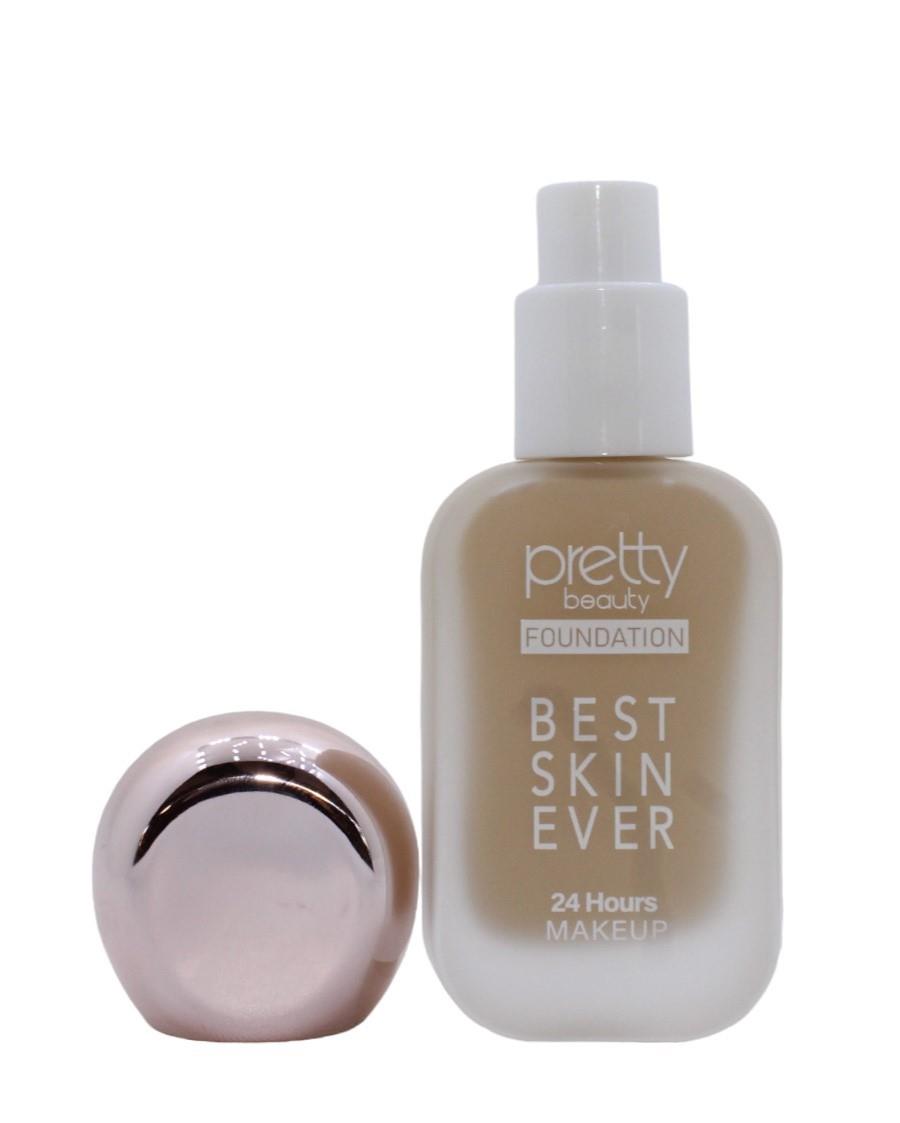 Pretty Beauty (No:03) Foundatıon Best Skın Ever 24 Hours Makeup 12 m (Cam Şişe)