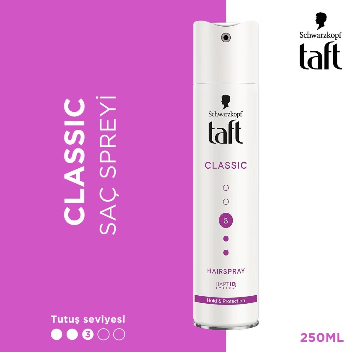 Taft Classıc 3 Hold&Protection Saç Spreyi 250ml