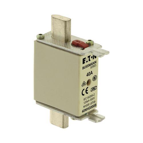 40NHG000B NH Sigorta 00(000)-Boy, gG/gL, 500V, 120kA - 40 A