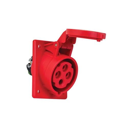 4X16A. IP44 MAKINE PRIZI -EGİK Vidalı Baglı