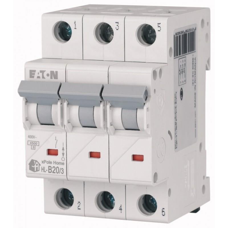HL-B20/3 Minyatür Devre Kesici - 4,5kA - B eğrisi - 3x20A