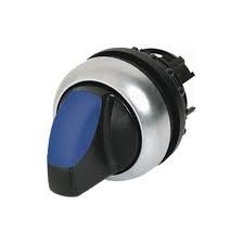 M22-WRLK-B Buton Aksesuarı: Işıklı Mandal Buton Kafası, Kalıcı, 2 Konumlu, Mavi