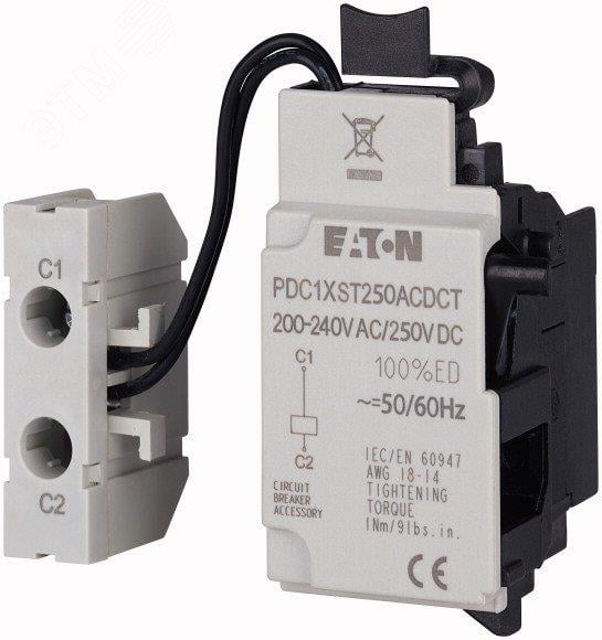 PDC1XST250ACDCT Kompakt Şalter Aksesuarı: Şönt Açtırma Bobini 200-240 V AC, 50/60 Hz (PDE1 için)