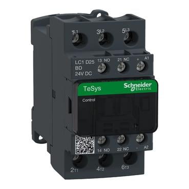 TeSys Deca Kontaktör 3P 25A AC3 24VDC 