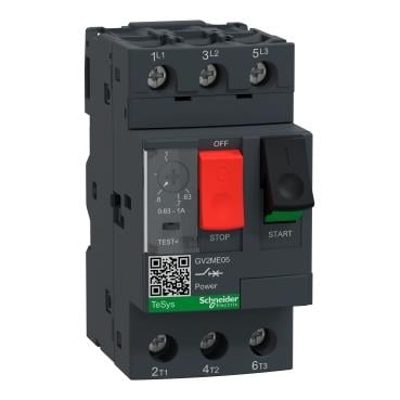 TeSys GV2 Motor Devre Kesici Termik Many. 0.63-1A