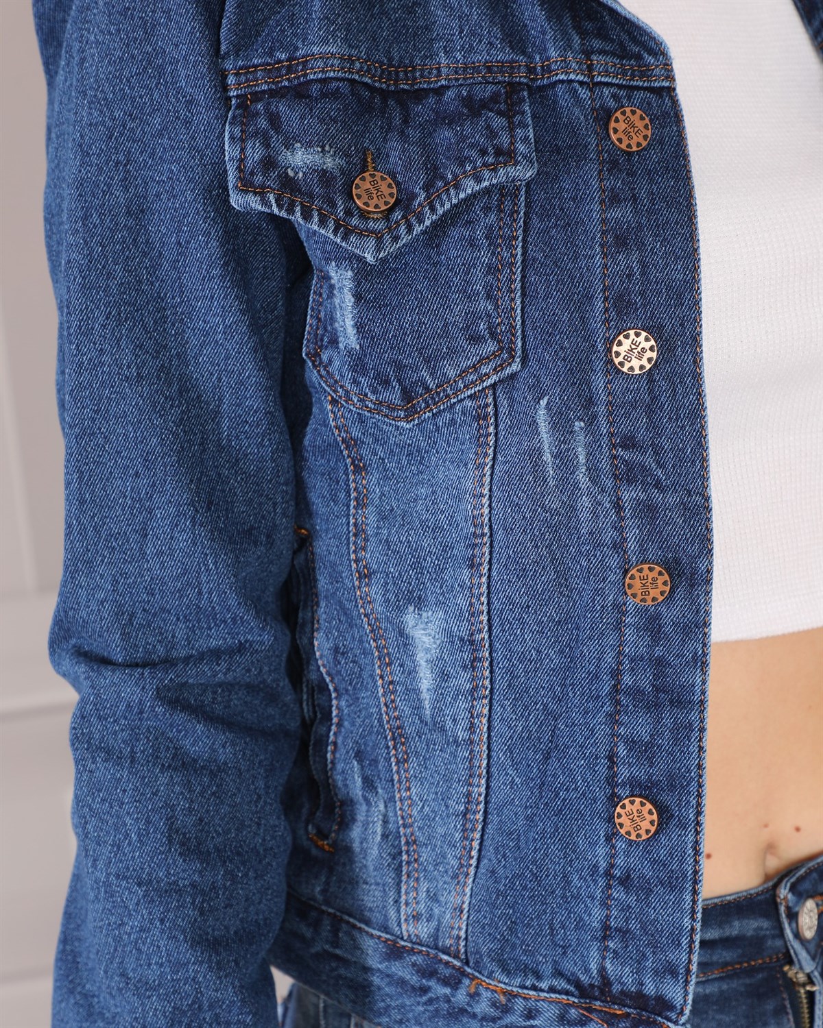   Bayan Yeni model kot ceket 38