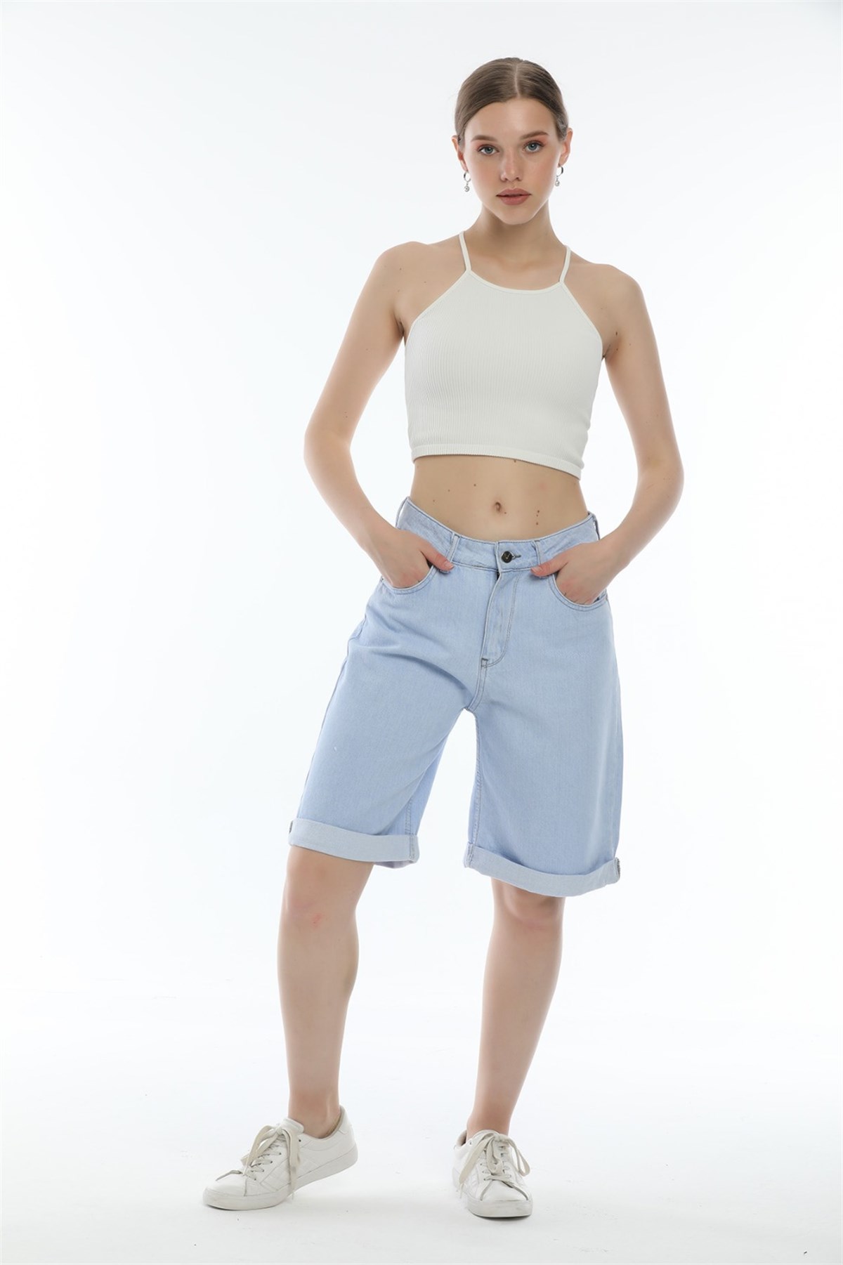  Bayan yeni model Kot şort 3433545