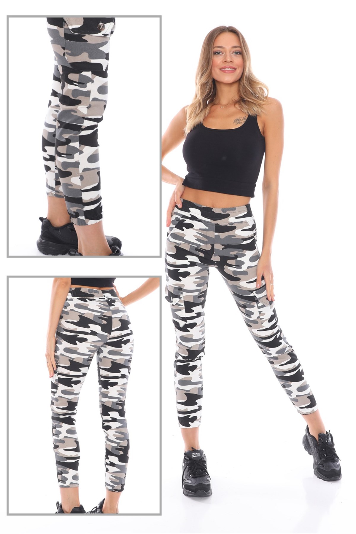  Likralı Bayan Pantolon 05808