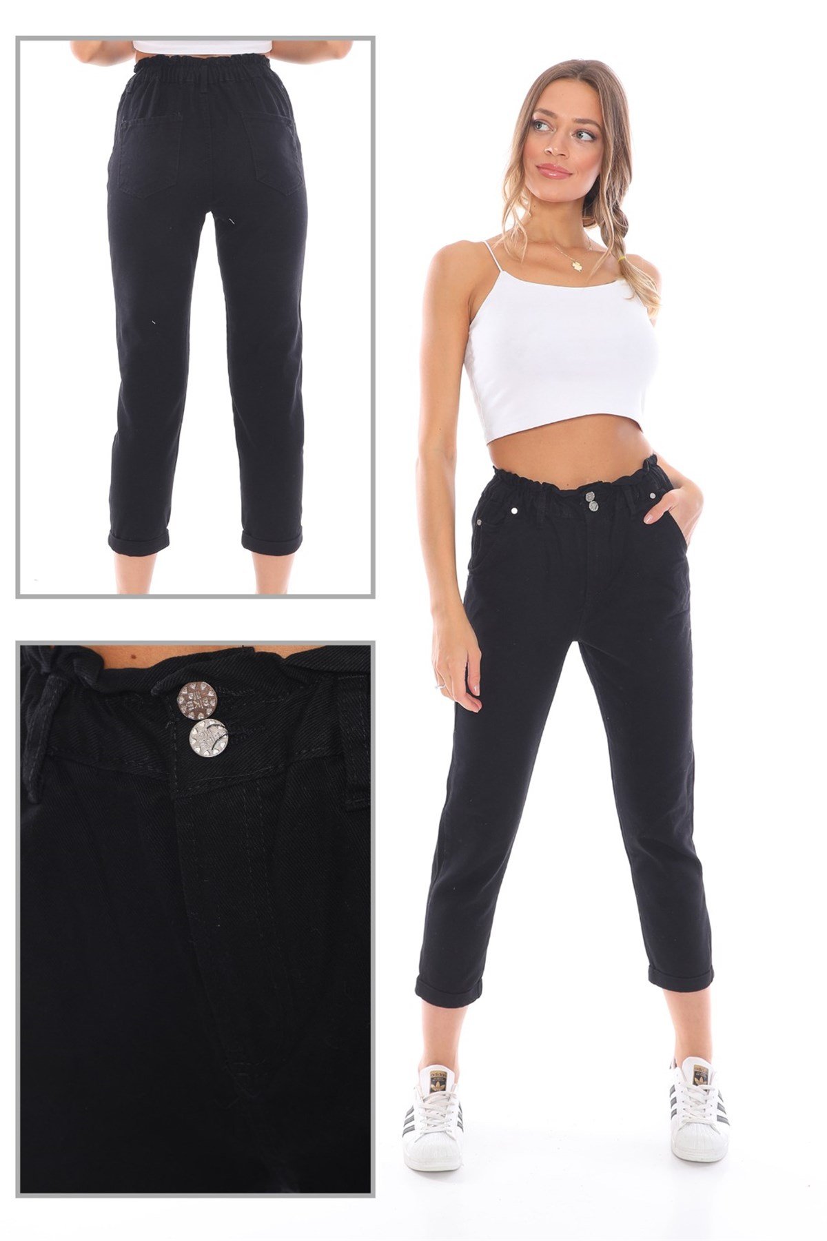  Likralı Bayan Pantolon 4556632