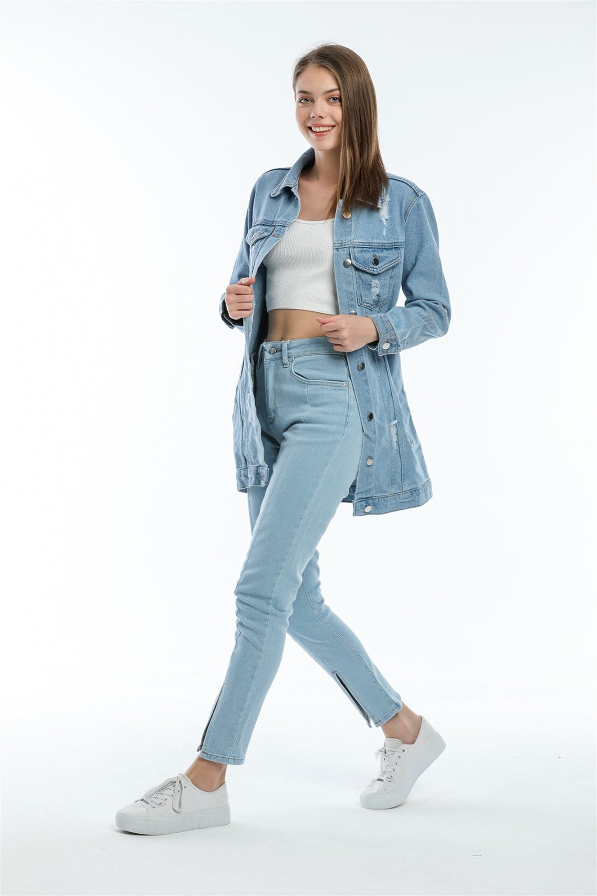 Bayan Boy  Frend Model kot ceket 5343