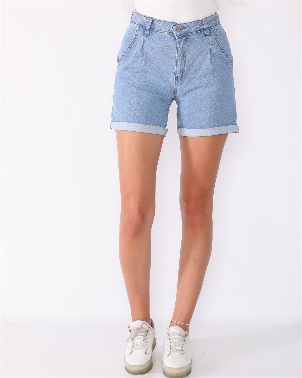 Bayan kot şort 3289