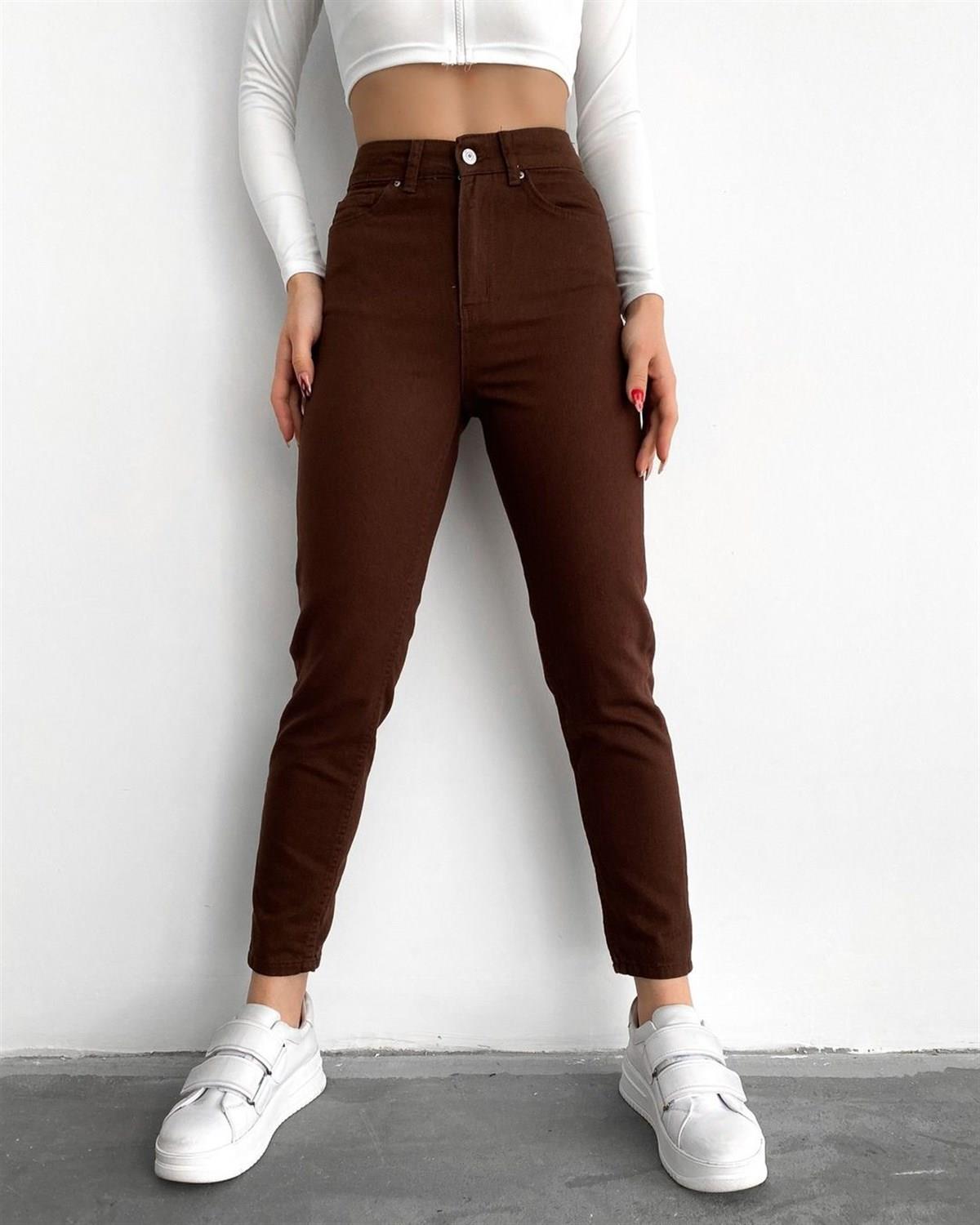 Bayan mom model Kot pantolon 2884