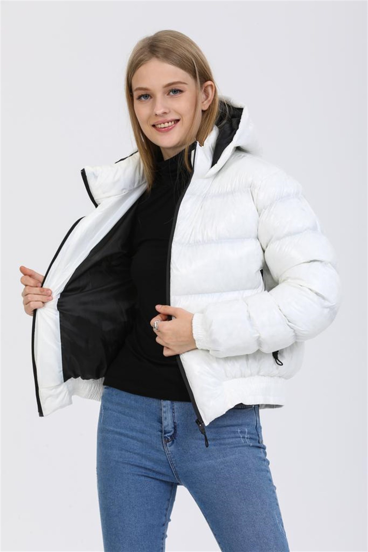 Bayan Şişme Mont 54599344