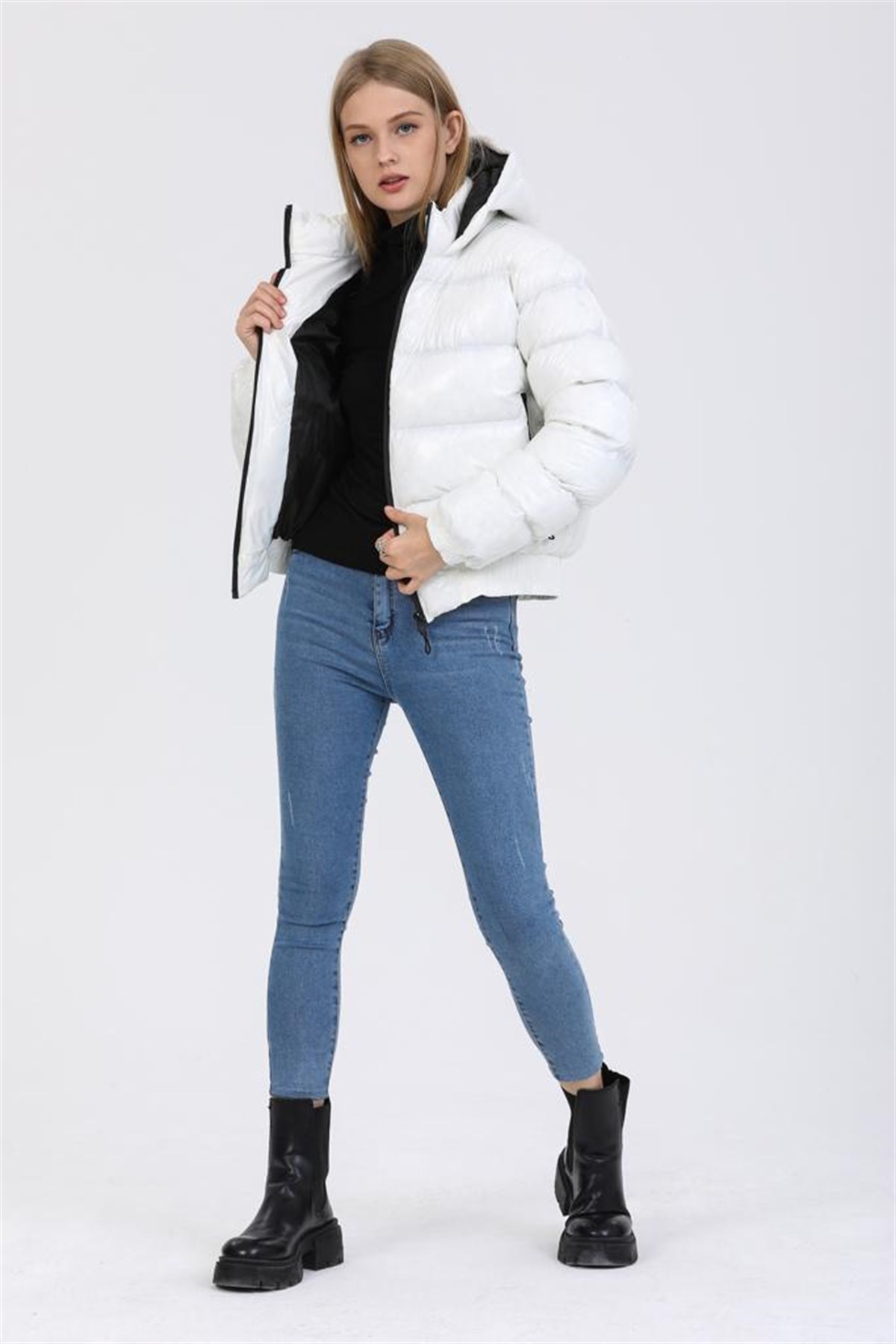 Bayan Şişme Mont 54599344