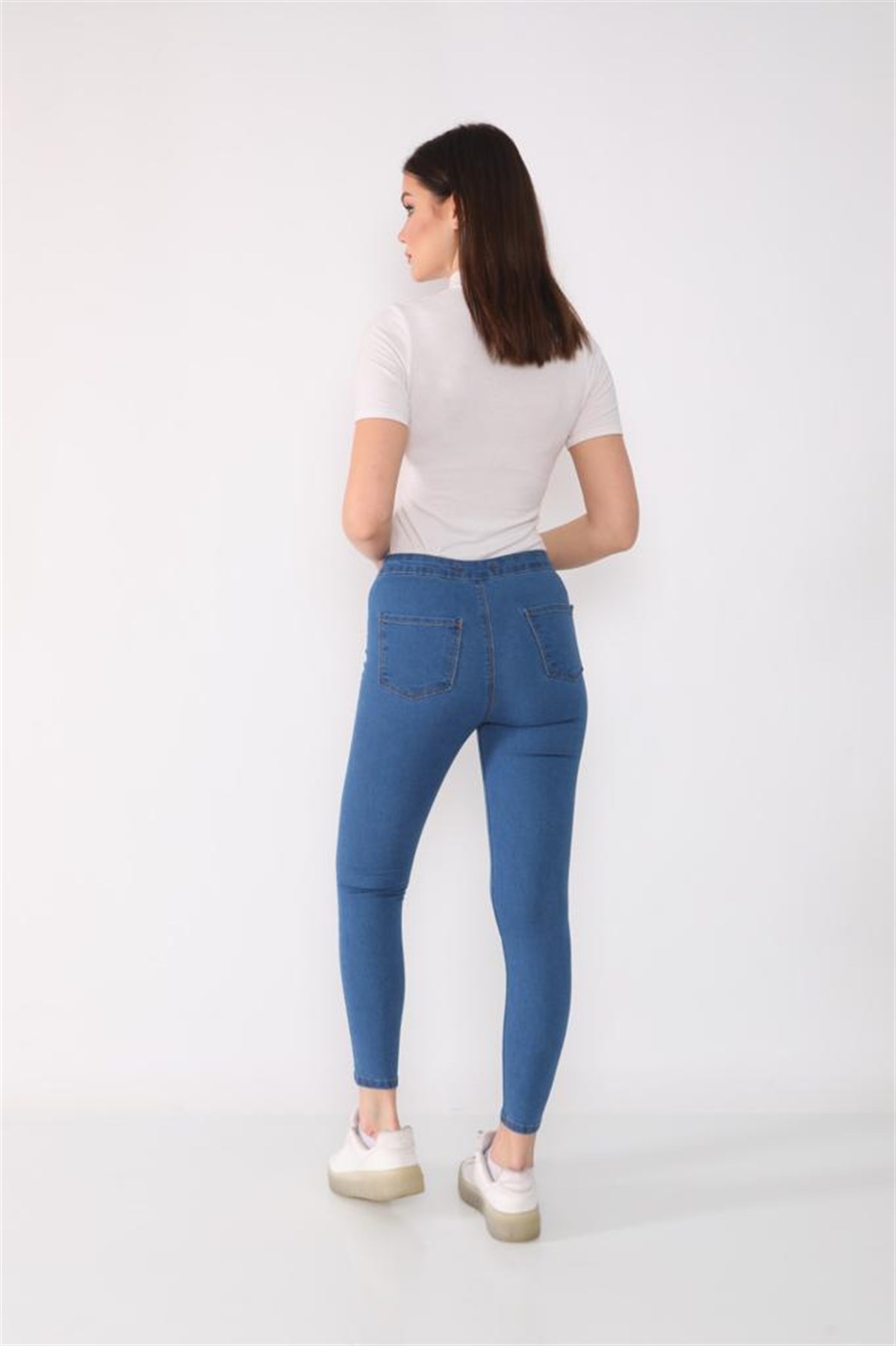 Bayan tayt model kot pantolon 141425