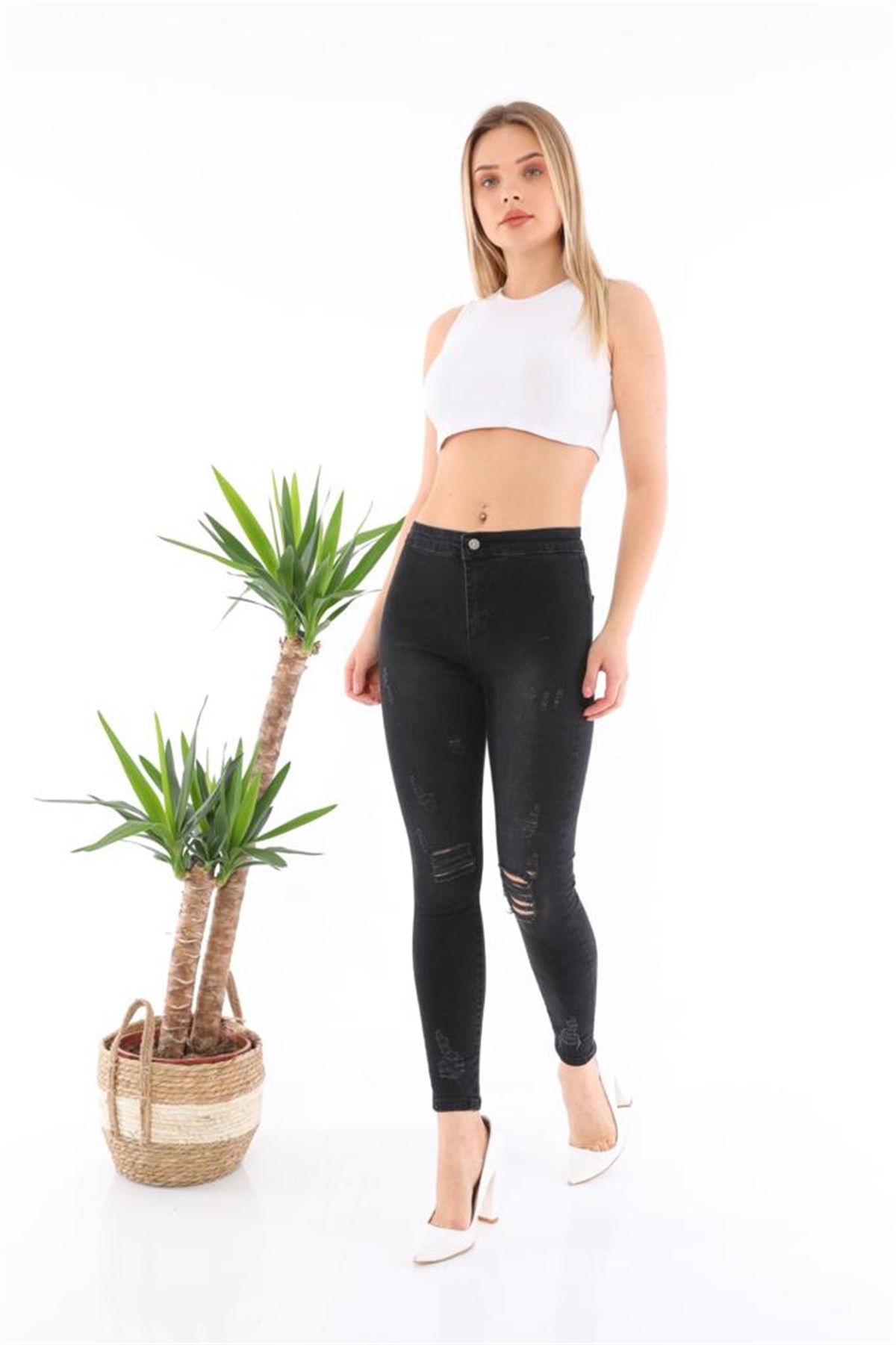 Bayan Tayt Model Kot pantolon 6343345