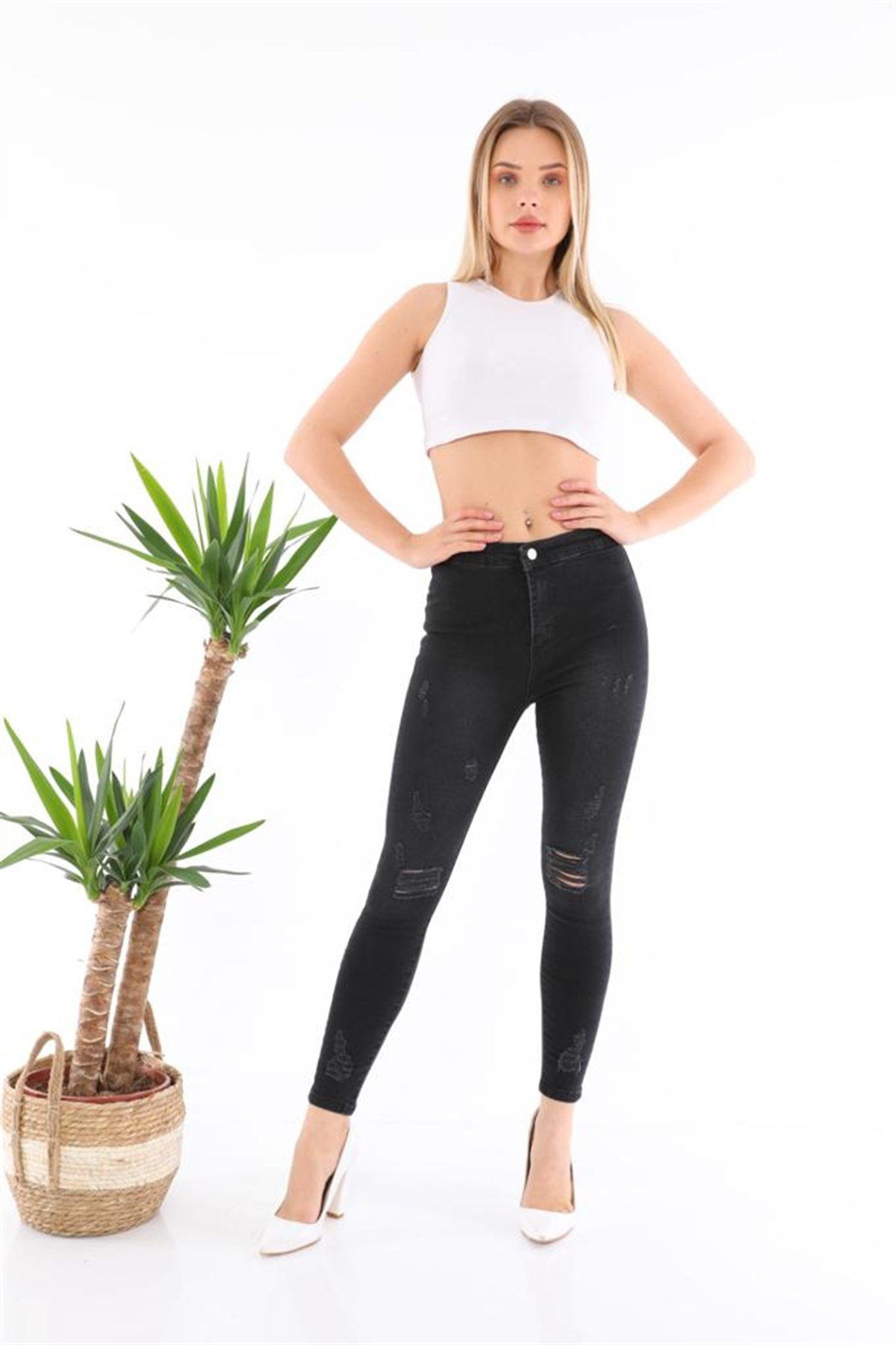 Bayan Tayt Model Kot pantolon 6343345