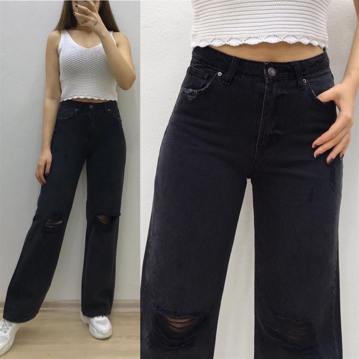 Bayan yeni model Bol pantolon