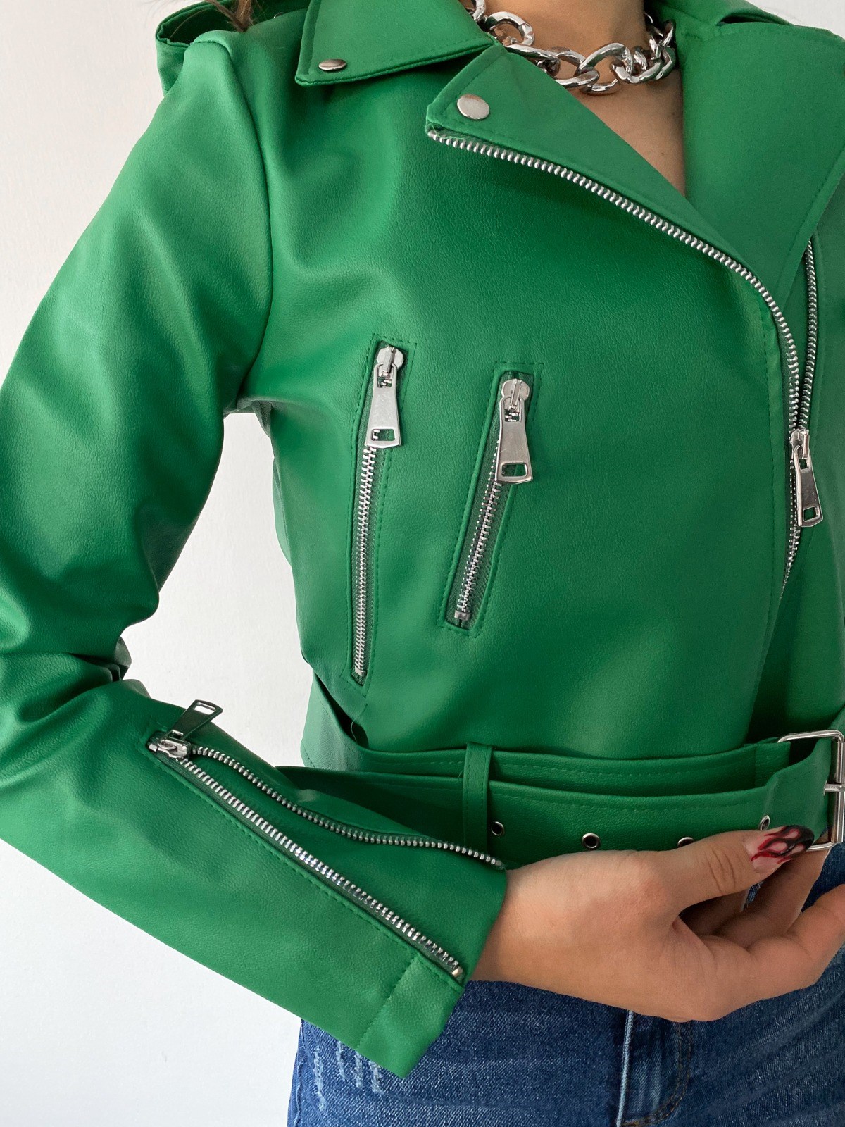 Bayan Yeni Model Deri Ceket 2222