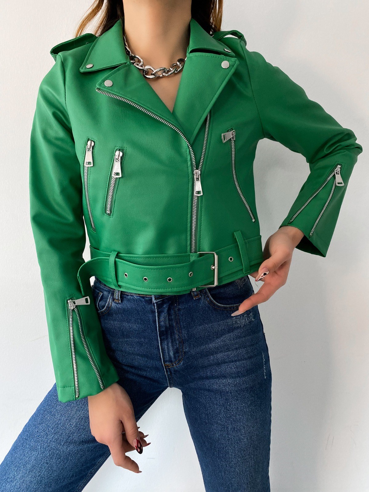 Bayan Yeni Model Deri Ceket 2222