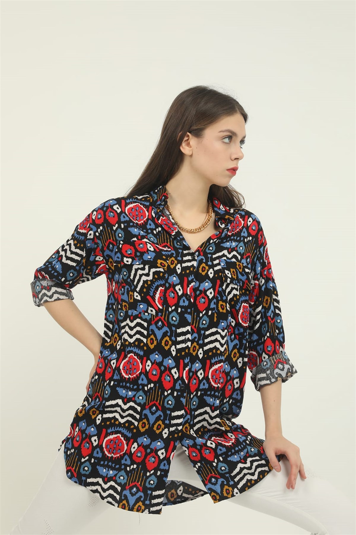 Bayan Yeni Model Gömlek 43334