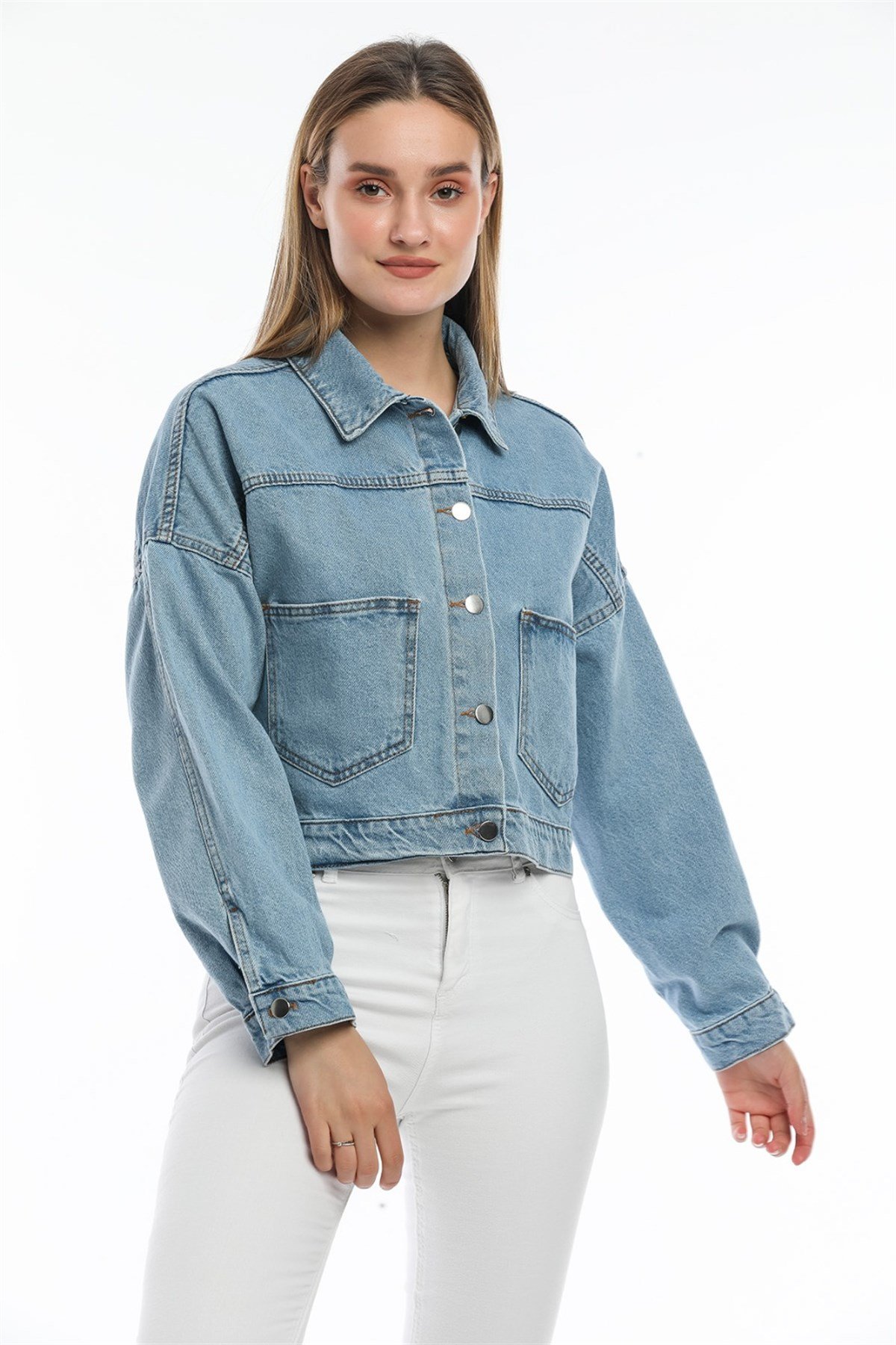 Bayan Yeni Model Kot Ceket 0086436