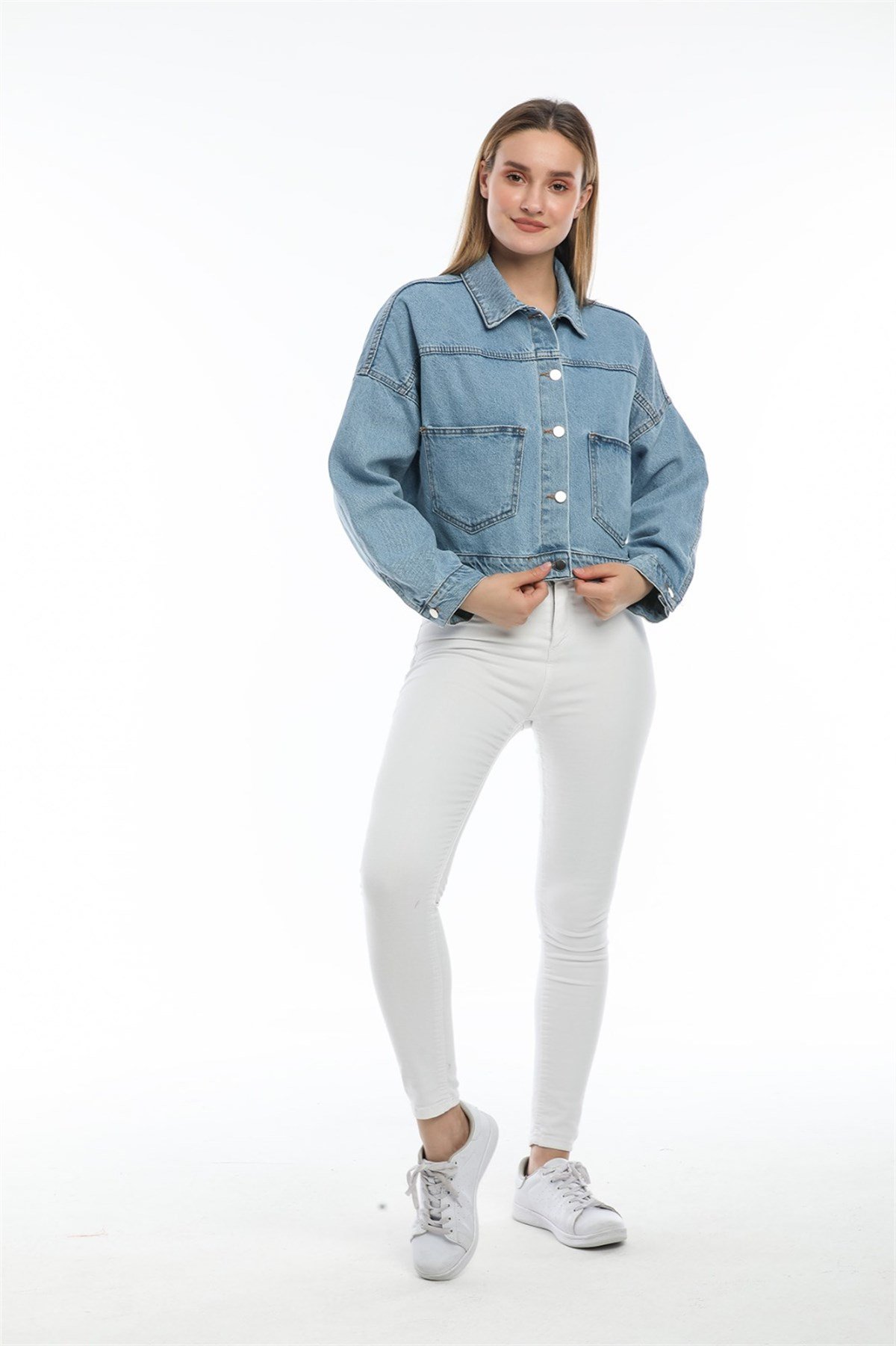 Bayan Yeni Model Kot Ceket 0086436
