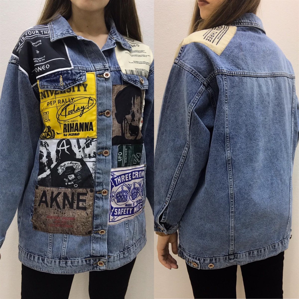 Bayan yeni model kot ceket 2034111