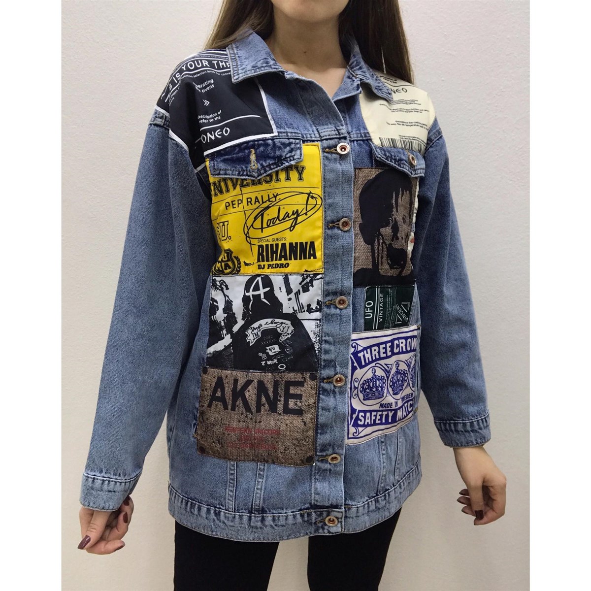 Bayan yeni model kot ceket 2034111