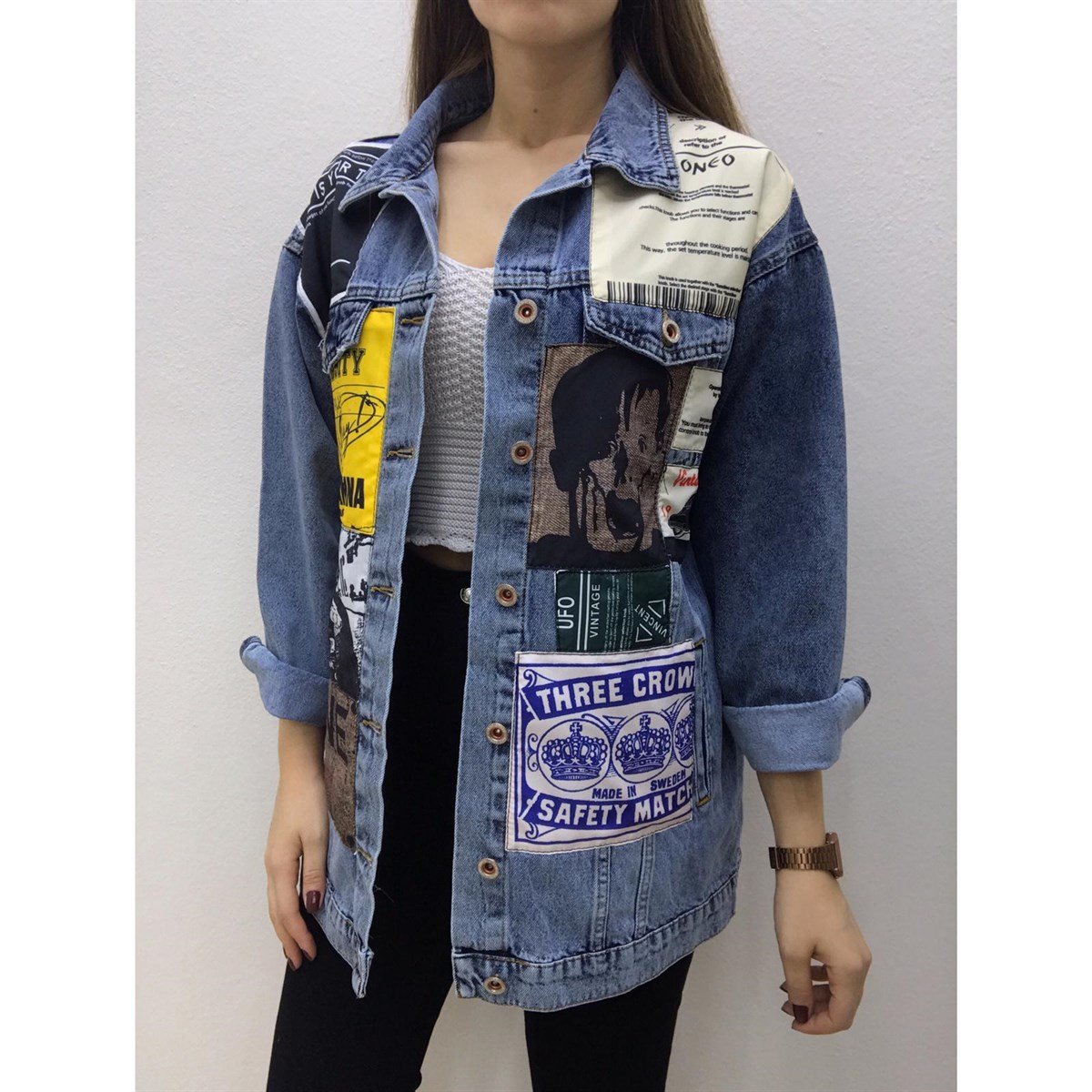 Bayan yeni model kot ceket 2034111