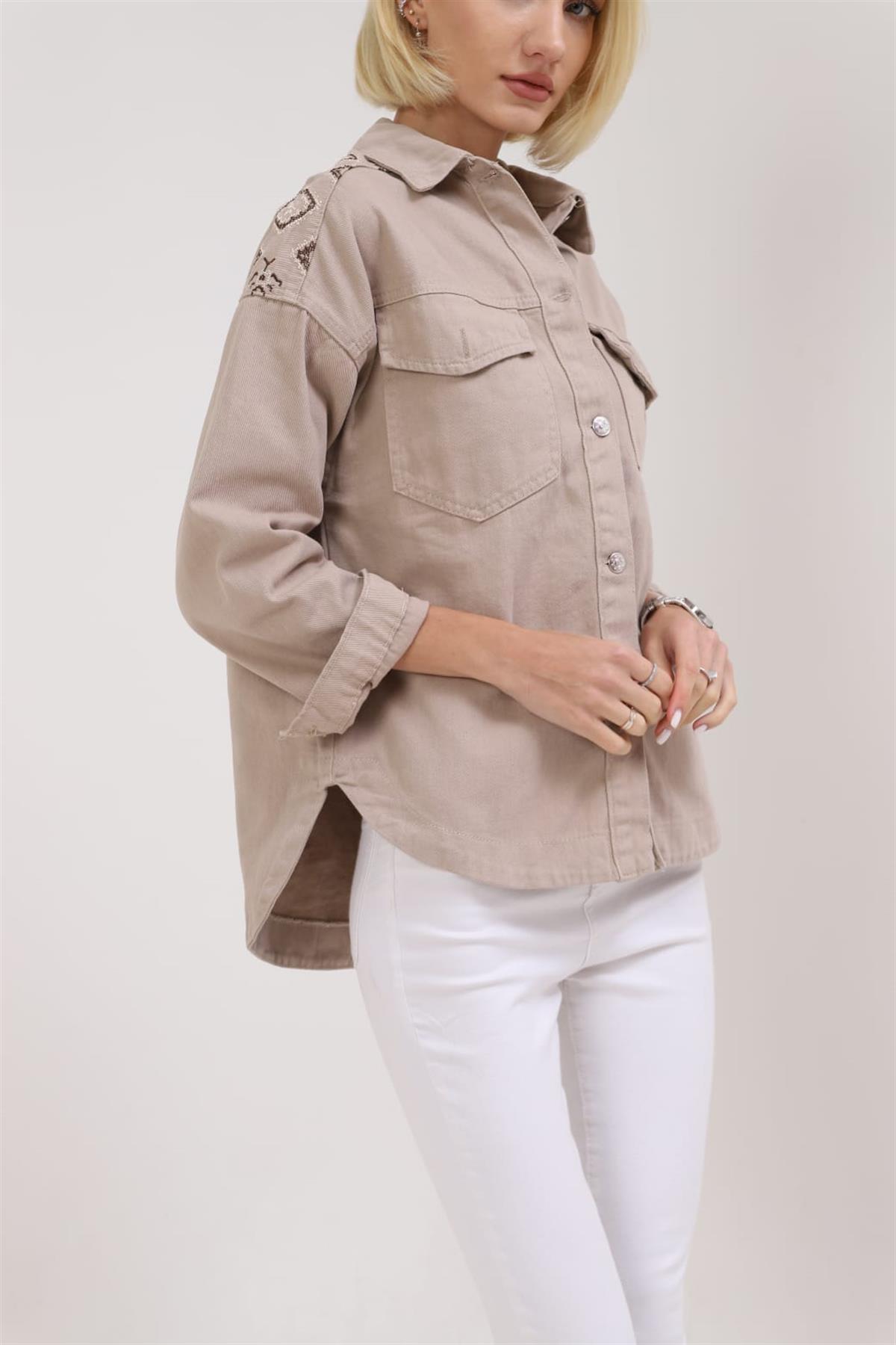 Bayan Yeni Model Kot Ceket 259954