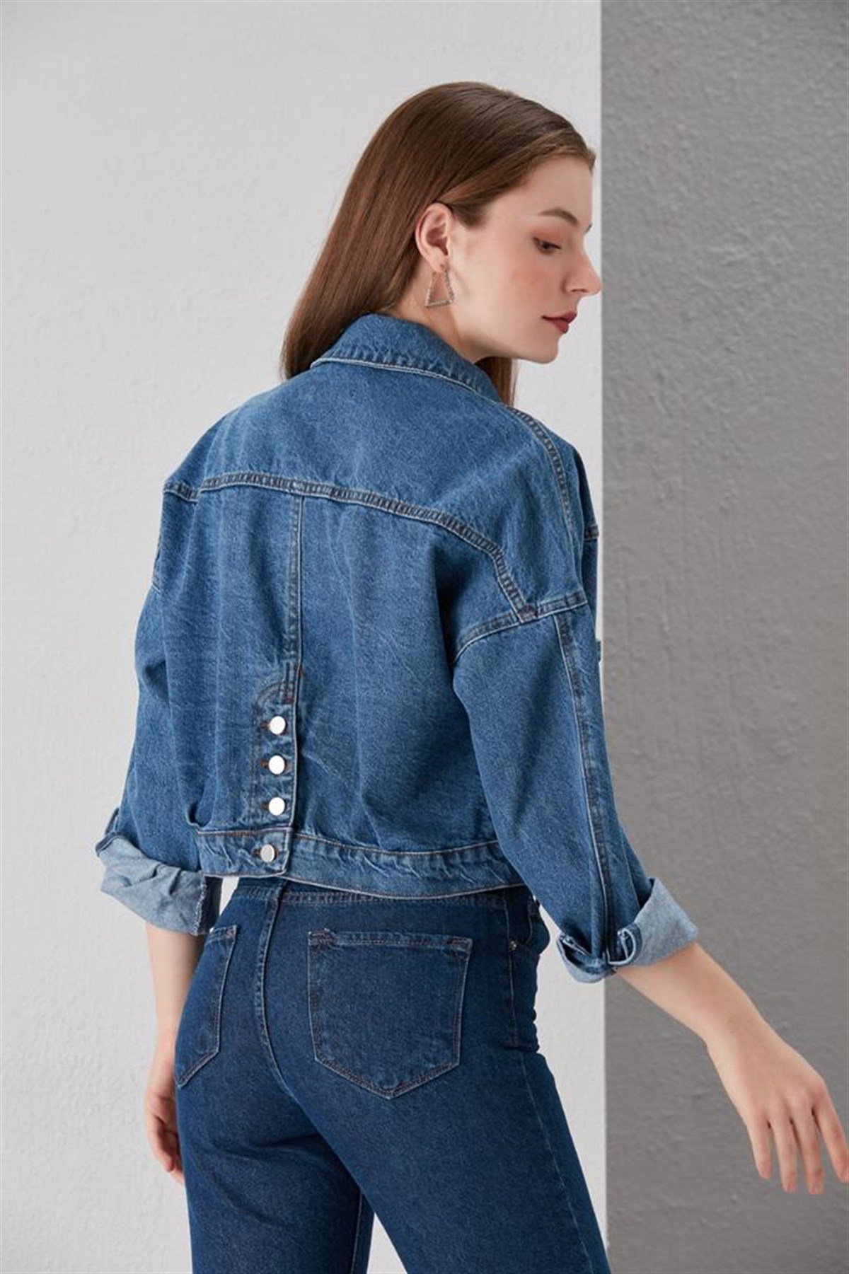 Bayan Yeni Model Kot Ceket 422336