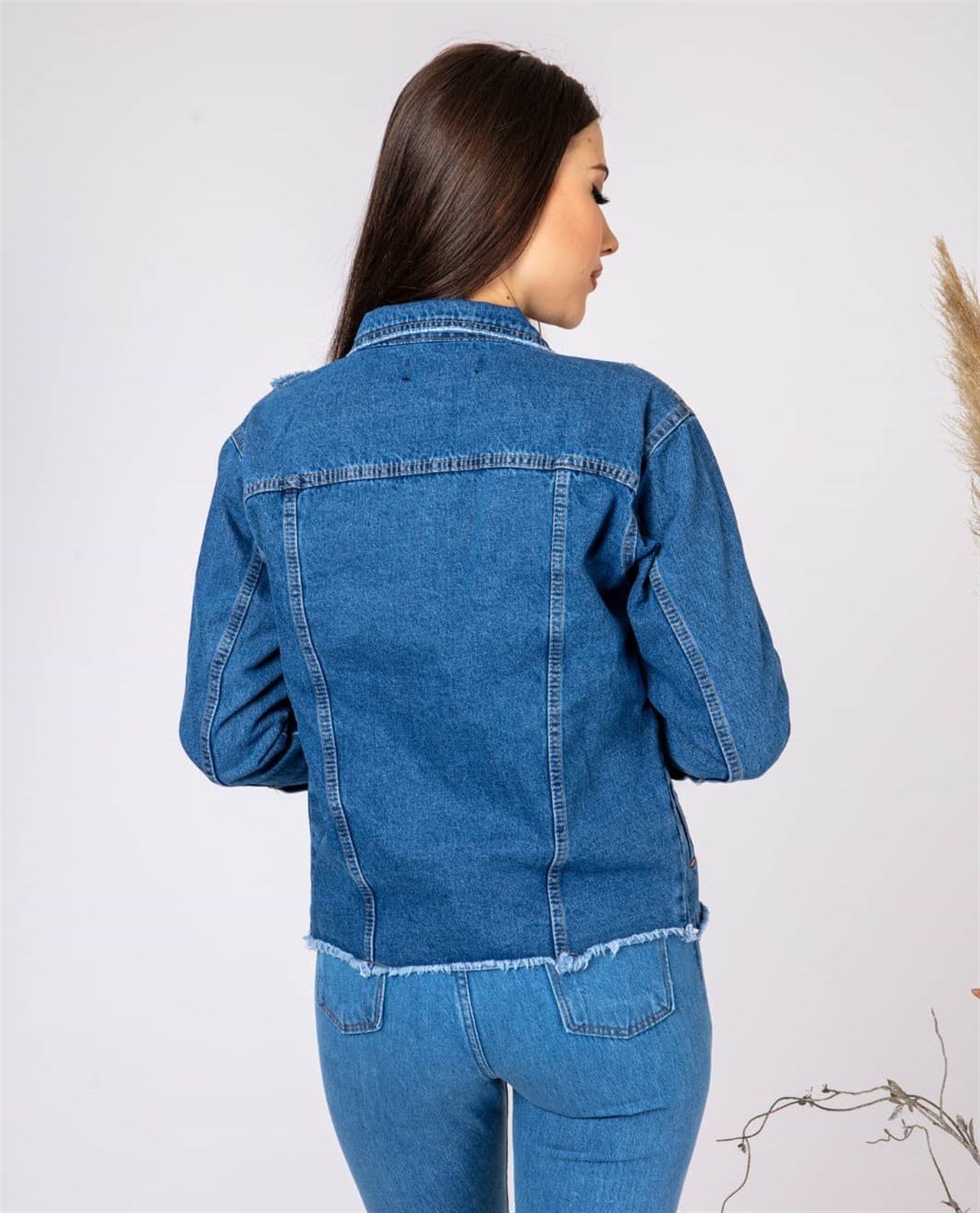 Bayan Yeni Model Kot Ceket 547998766