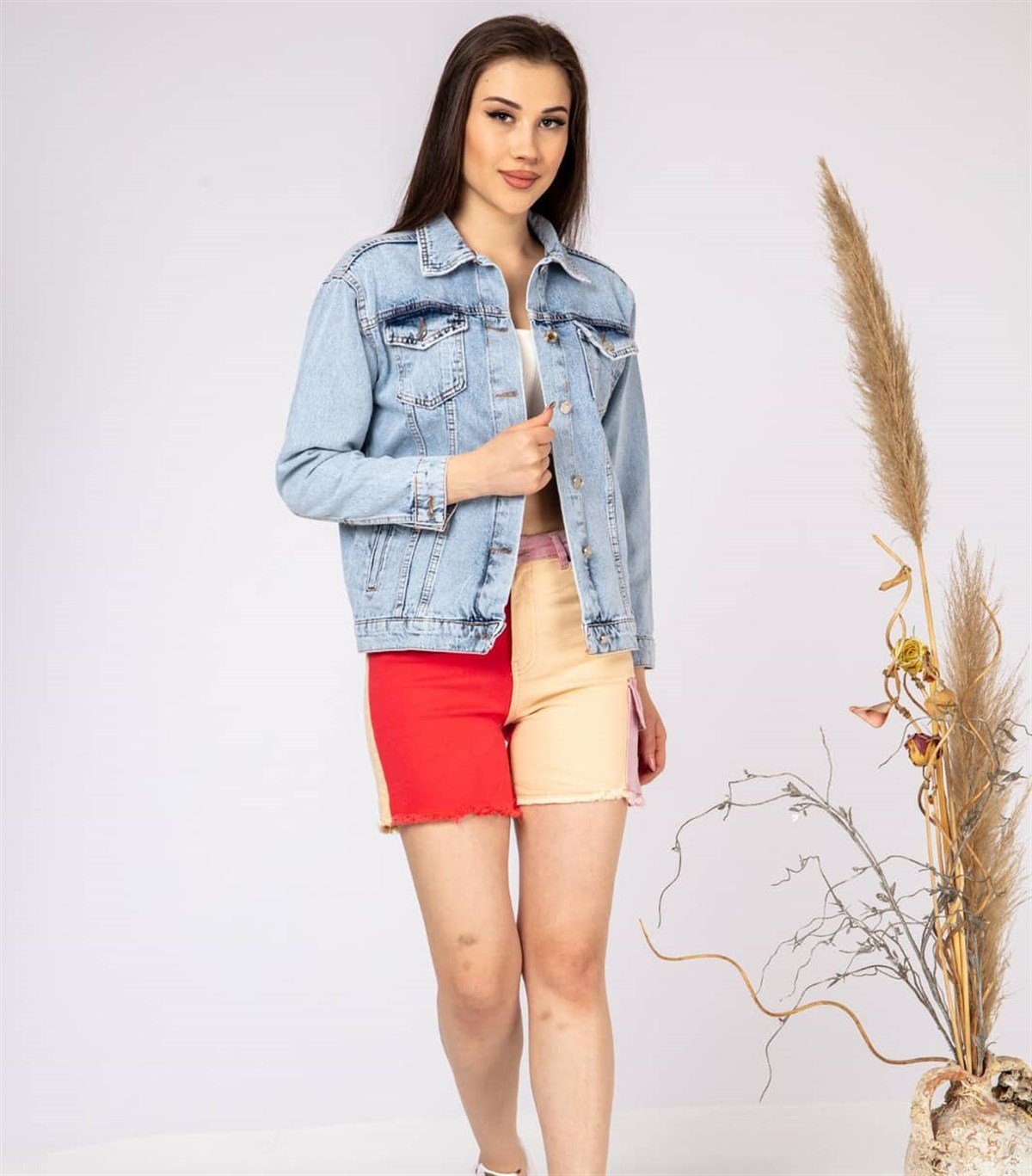 Bayan Yeni Model Kot Ceket 5658766