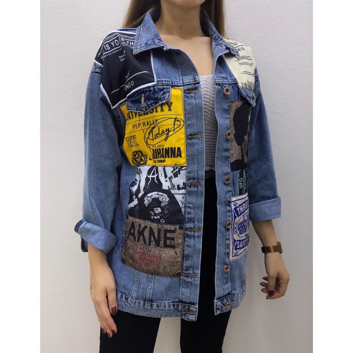 Bayan yeni model kot ceket 64656537