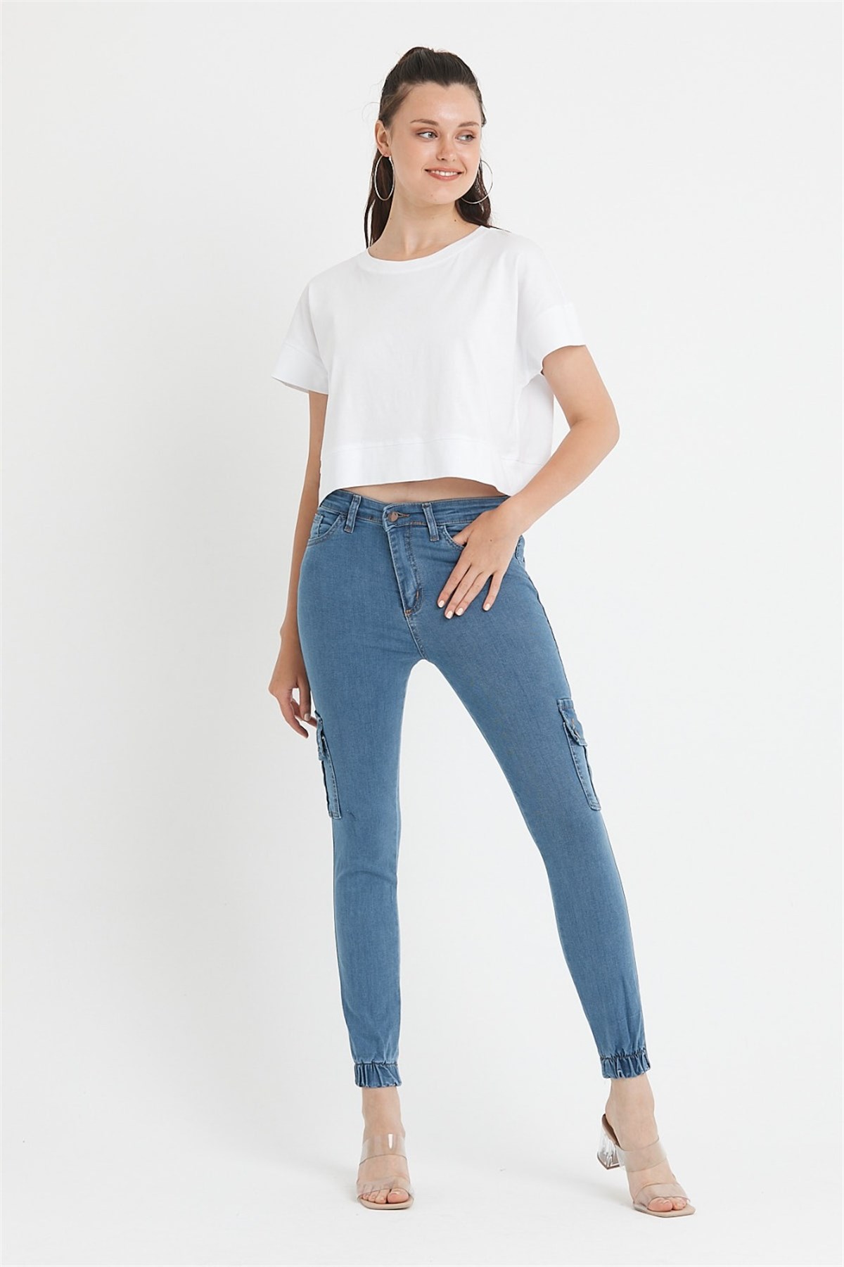 Bayan Yeni Model Kot Pantolon 4522224