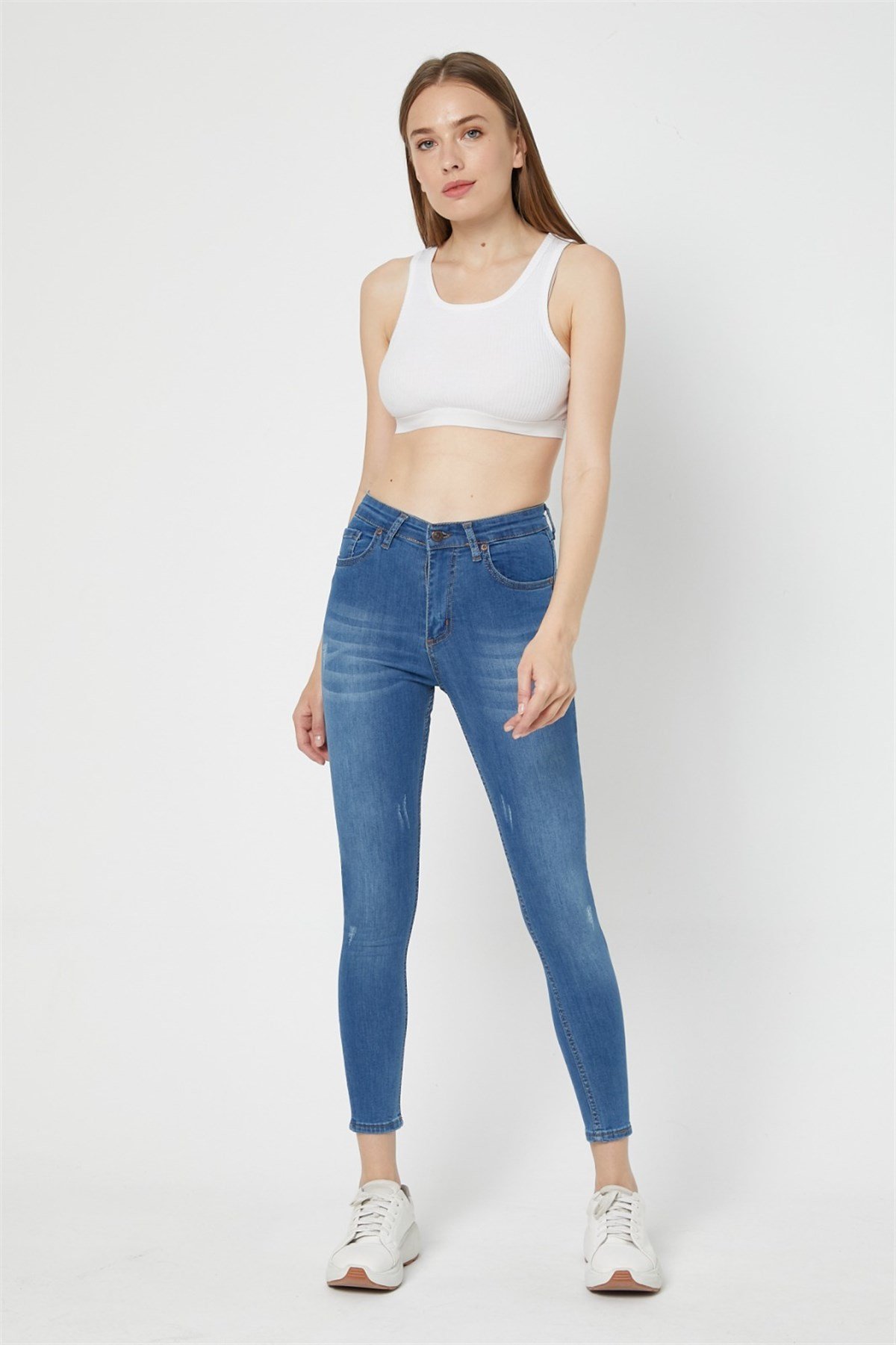 Bayan Yeni Model Kot Pantolon 454444