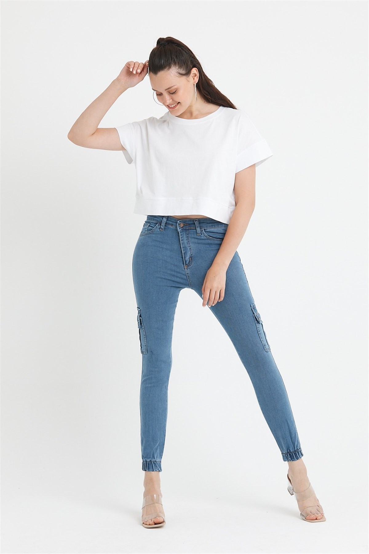 Bayan Yeni Model Kot Pantolon 7433