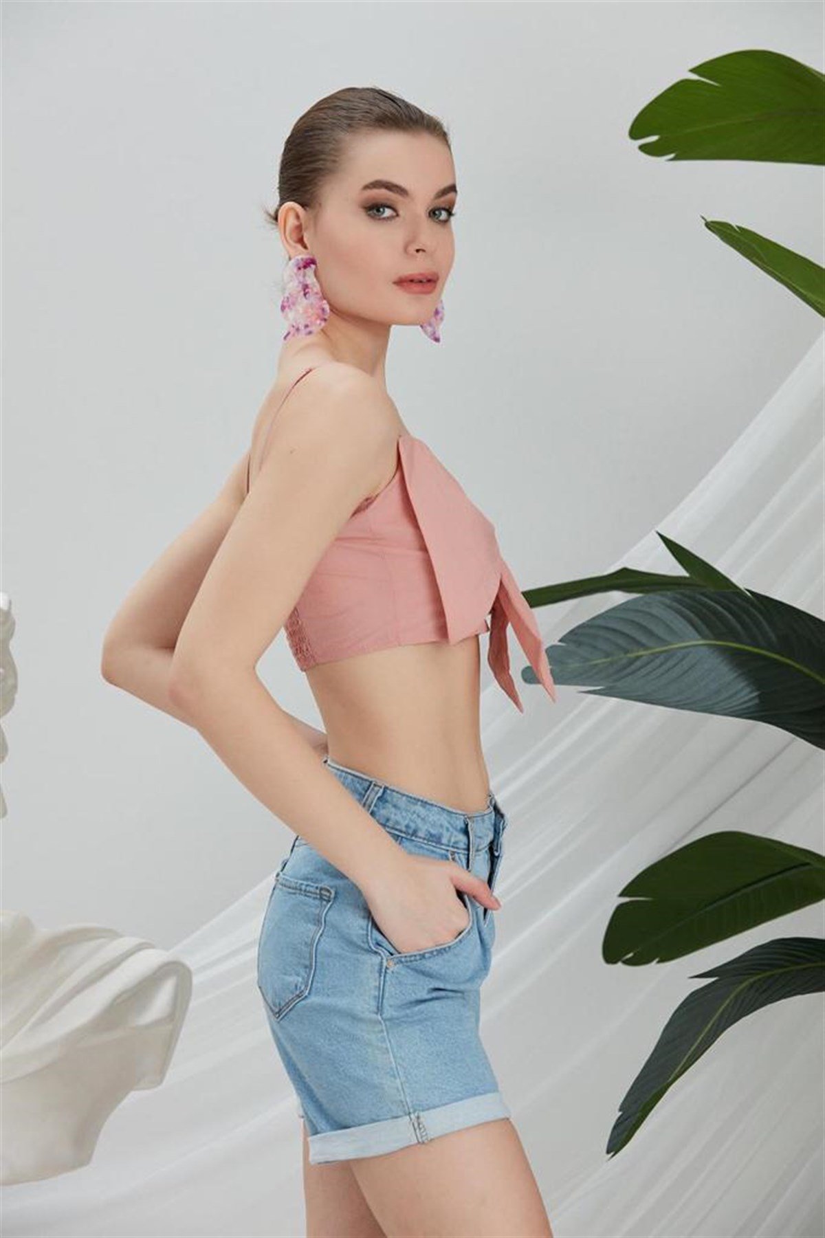 Bayan Yeni Model Kot Şort 5447