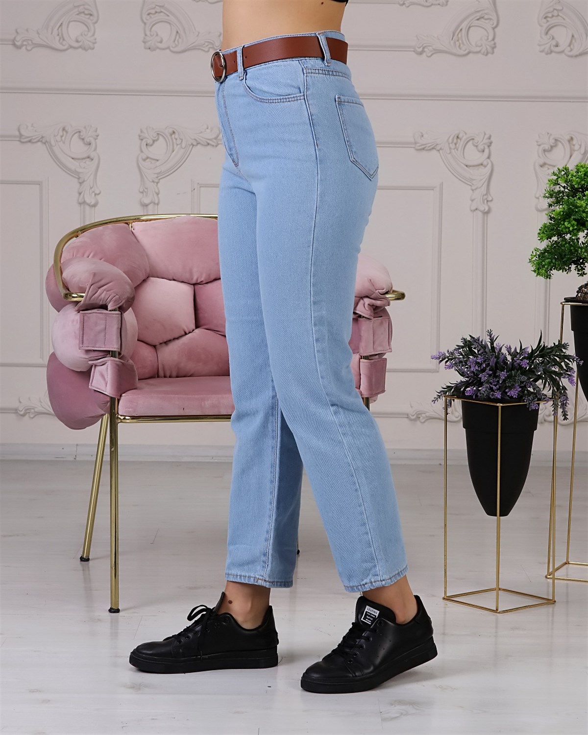 Bayan Yeni Model mom pantolon 00085