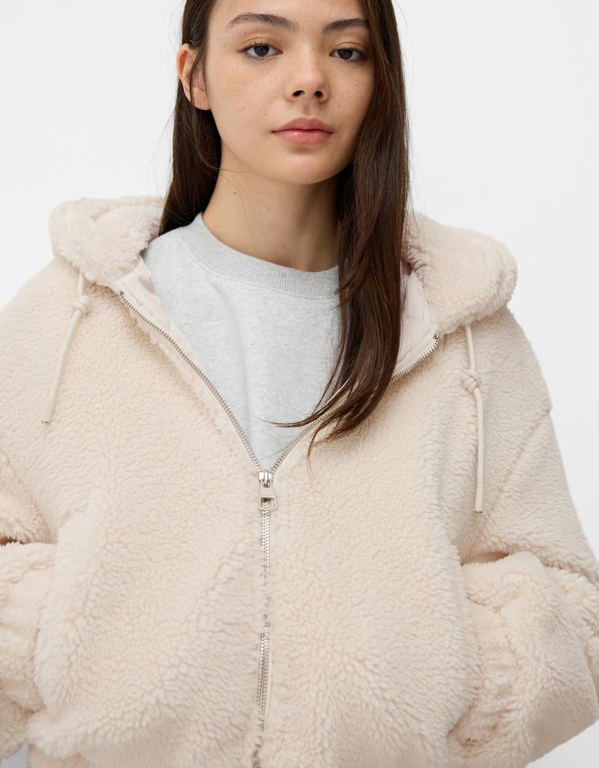 Bayan Yeni Model Peluş mont 21414