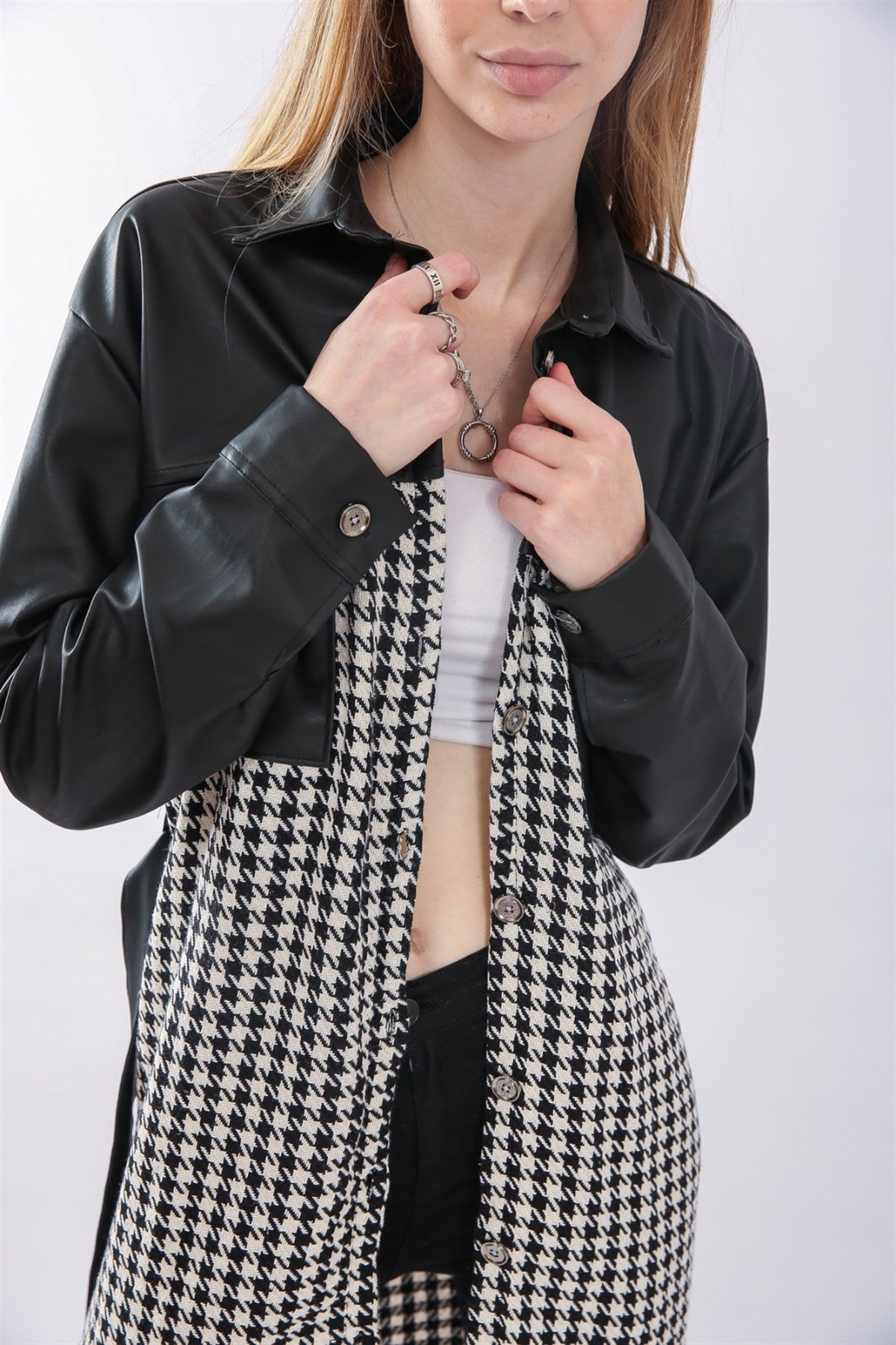 Bayan Yeni Model uzun  gömlek 604