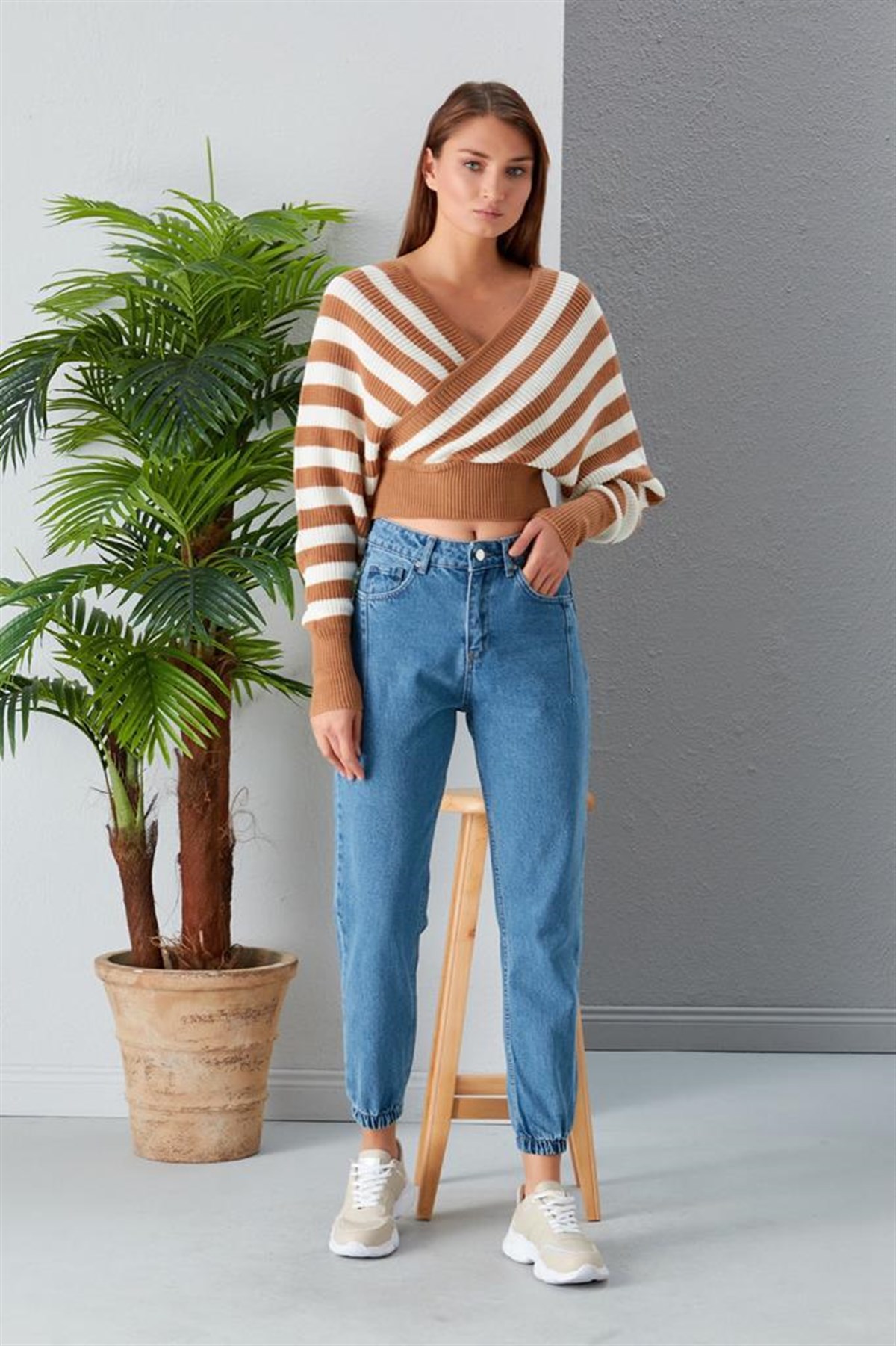 Kadın mom pantolon 443222444