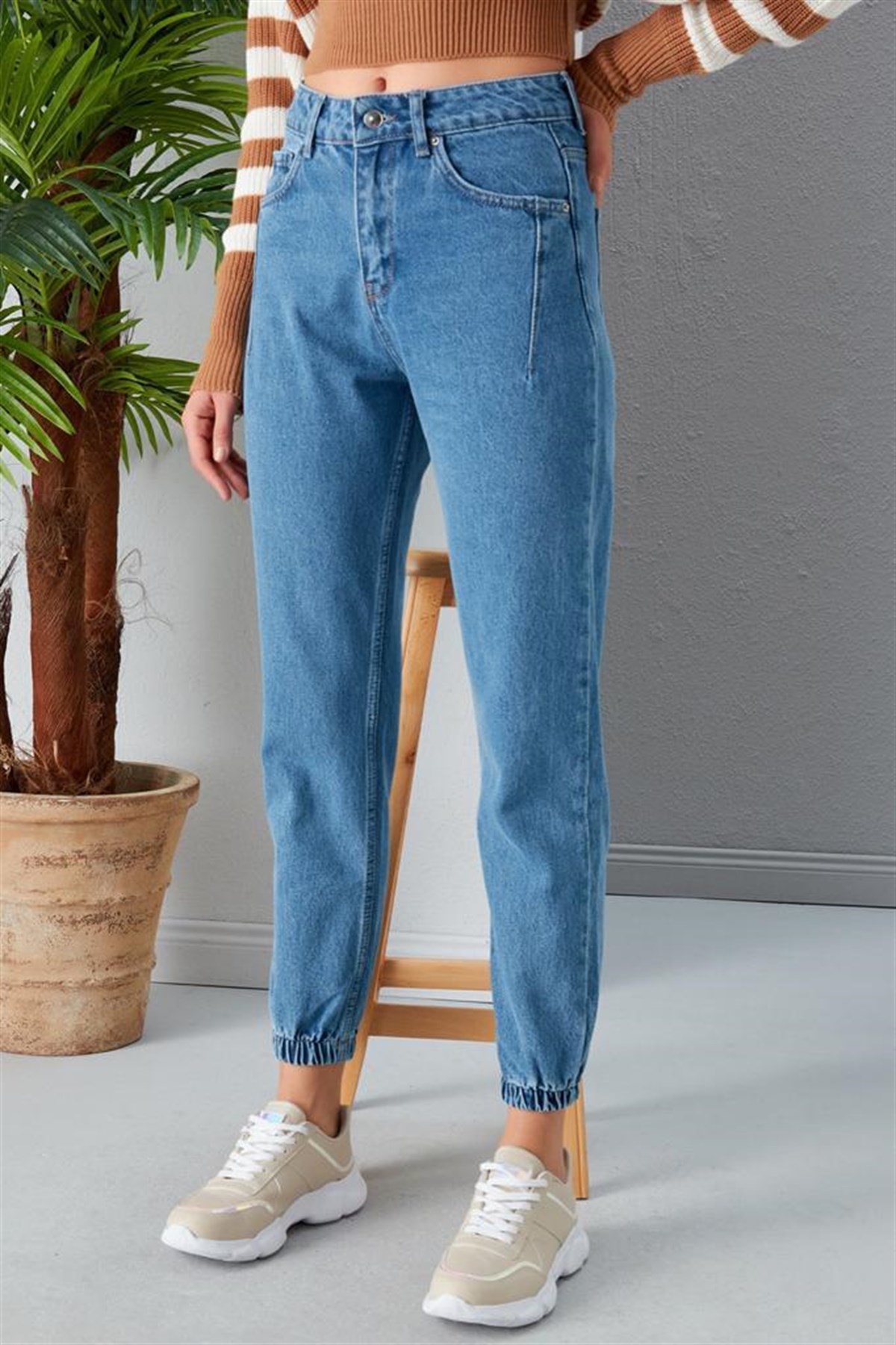 Kadın mom pantolon 443222444