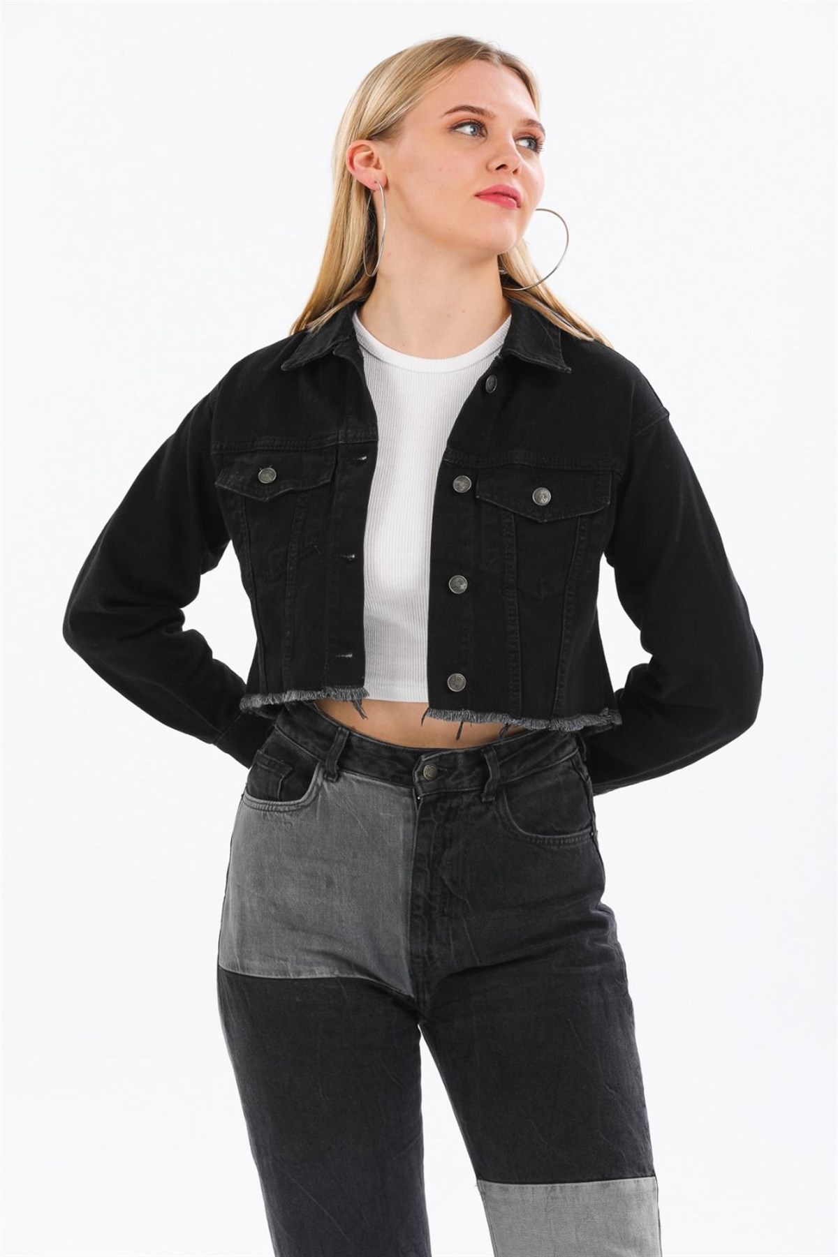 Kadın Yeni Model Kot Ceket 241322