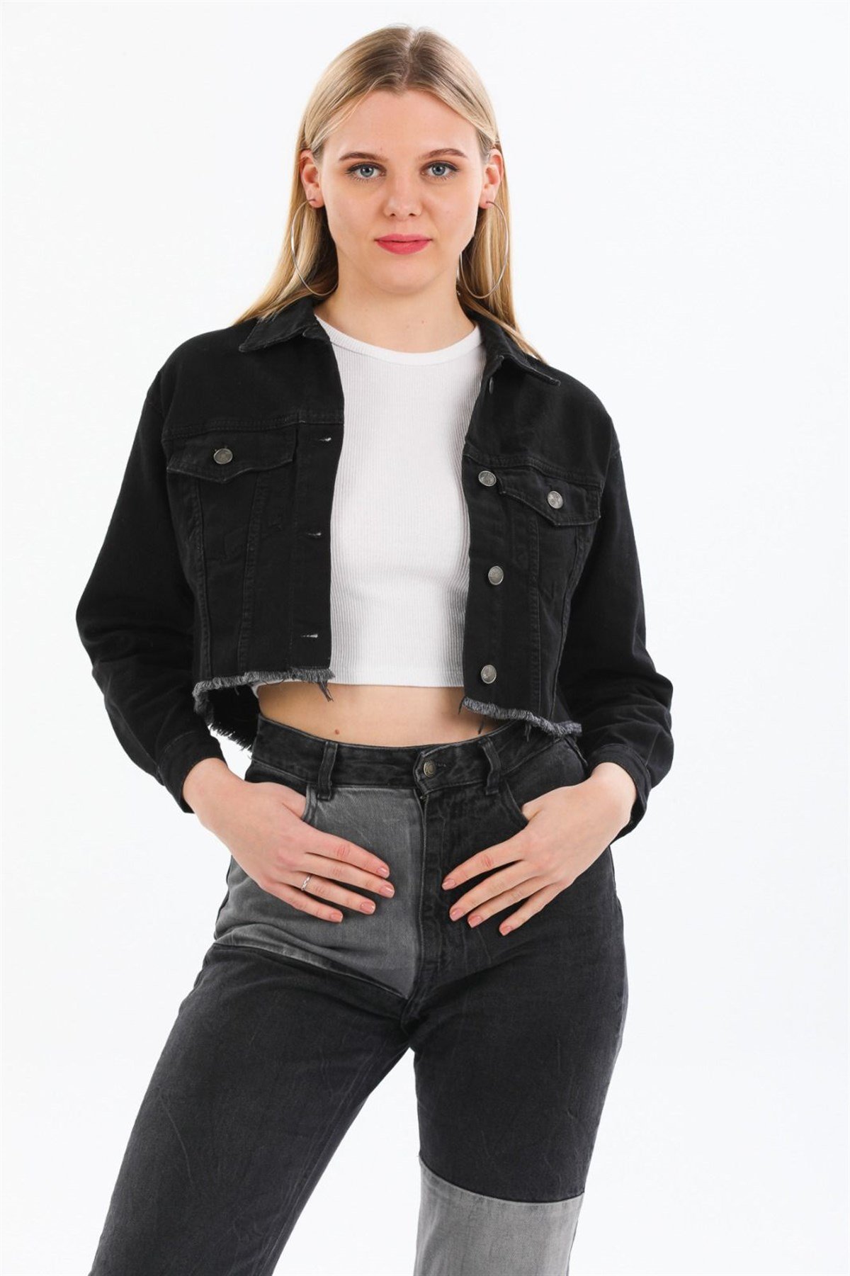 Kadın Yeni Model Kot Ceket 241322