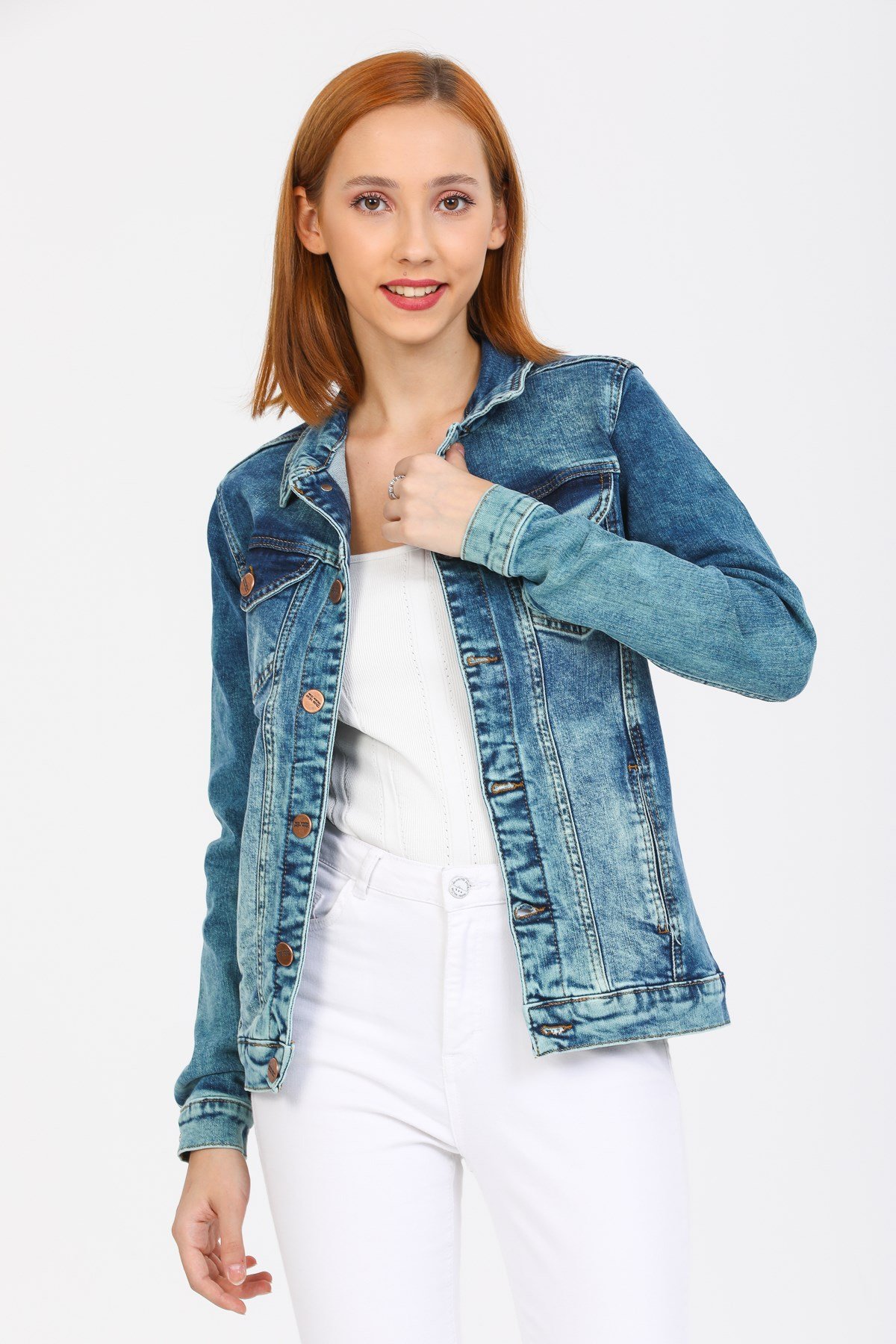 Kadın Yeni Model Kot Ceket 333126