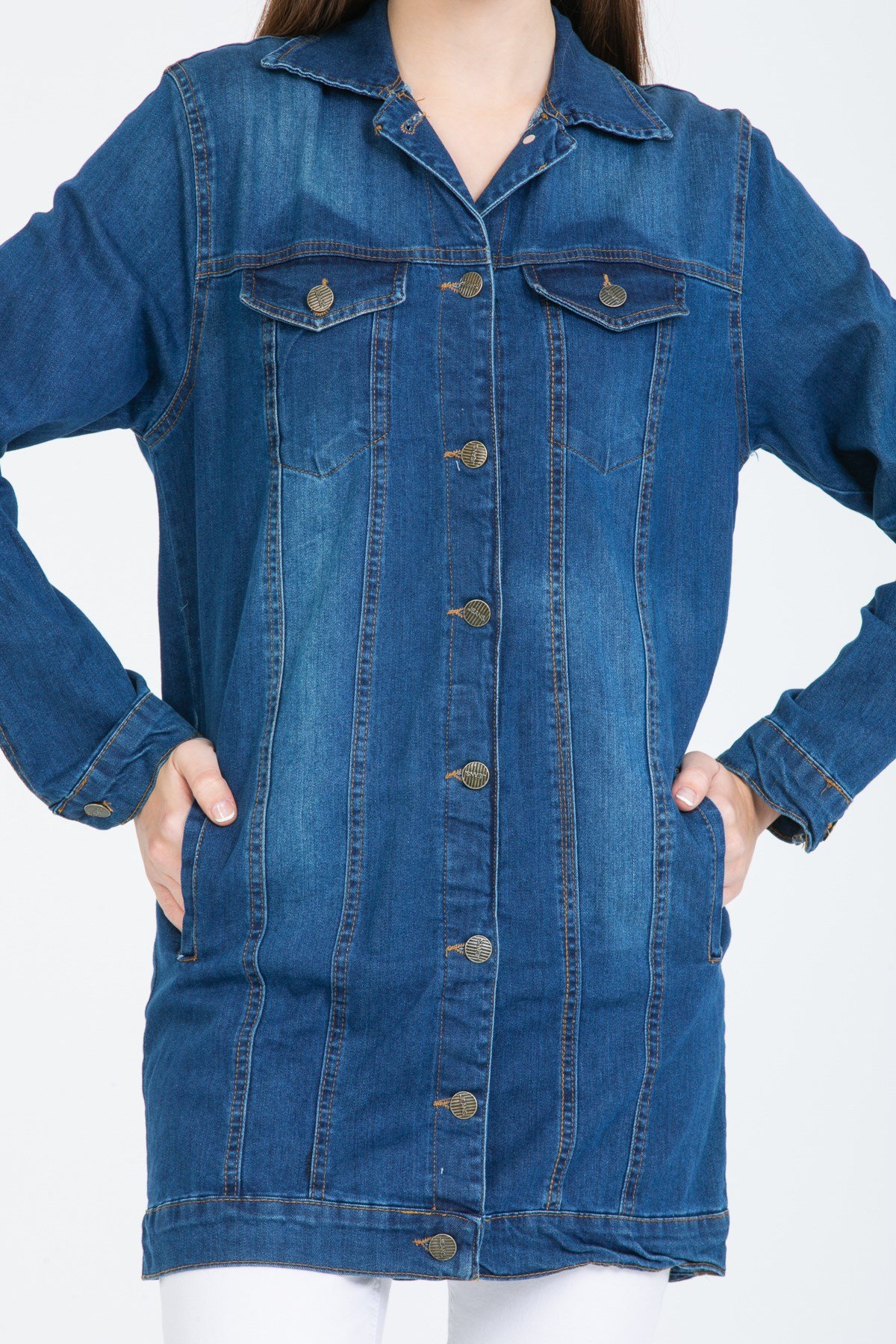 Kadın Yeni Model Kot Ceket 338886